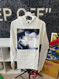 Revenge White Graphic Hoodie Sz XL