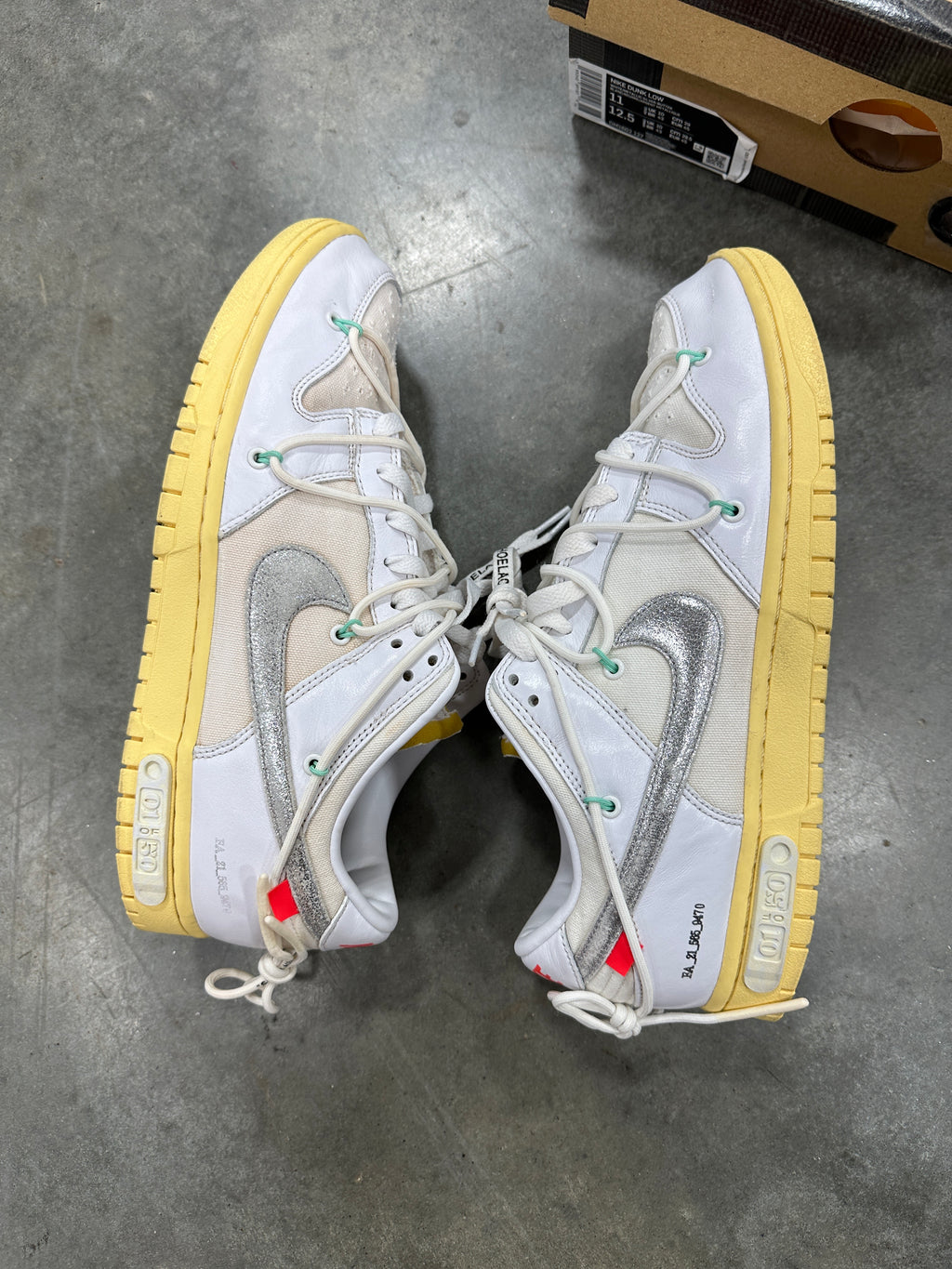 Nike x Off White dunk Low Lot 1/50 Sz 11 (READ DESCRIPTION)