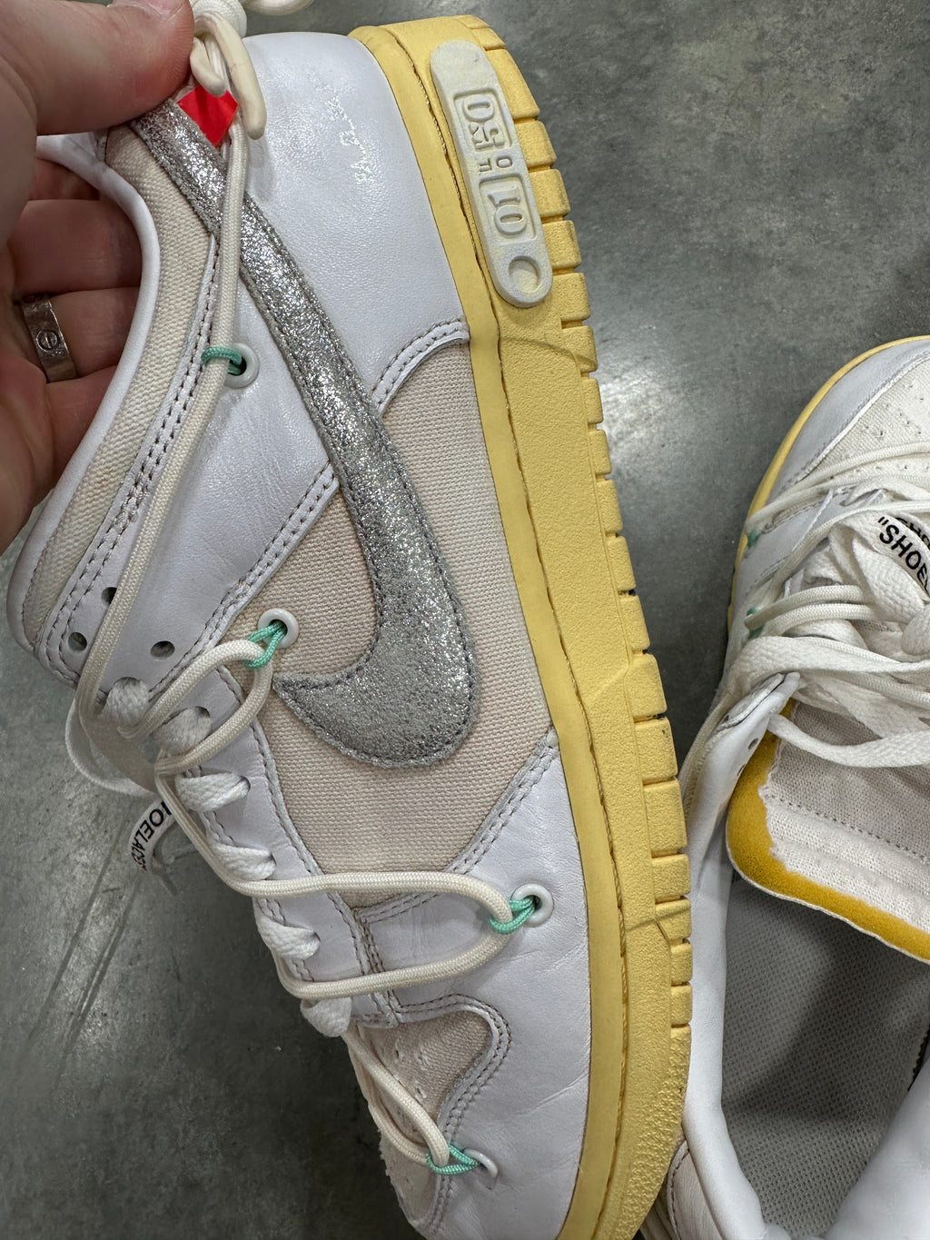 Nike x Off White dunk Low Lot 1/50 Sz 11 (READ DESCRIPTION)