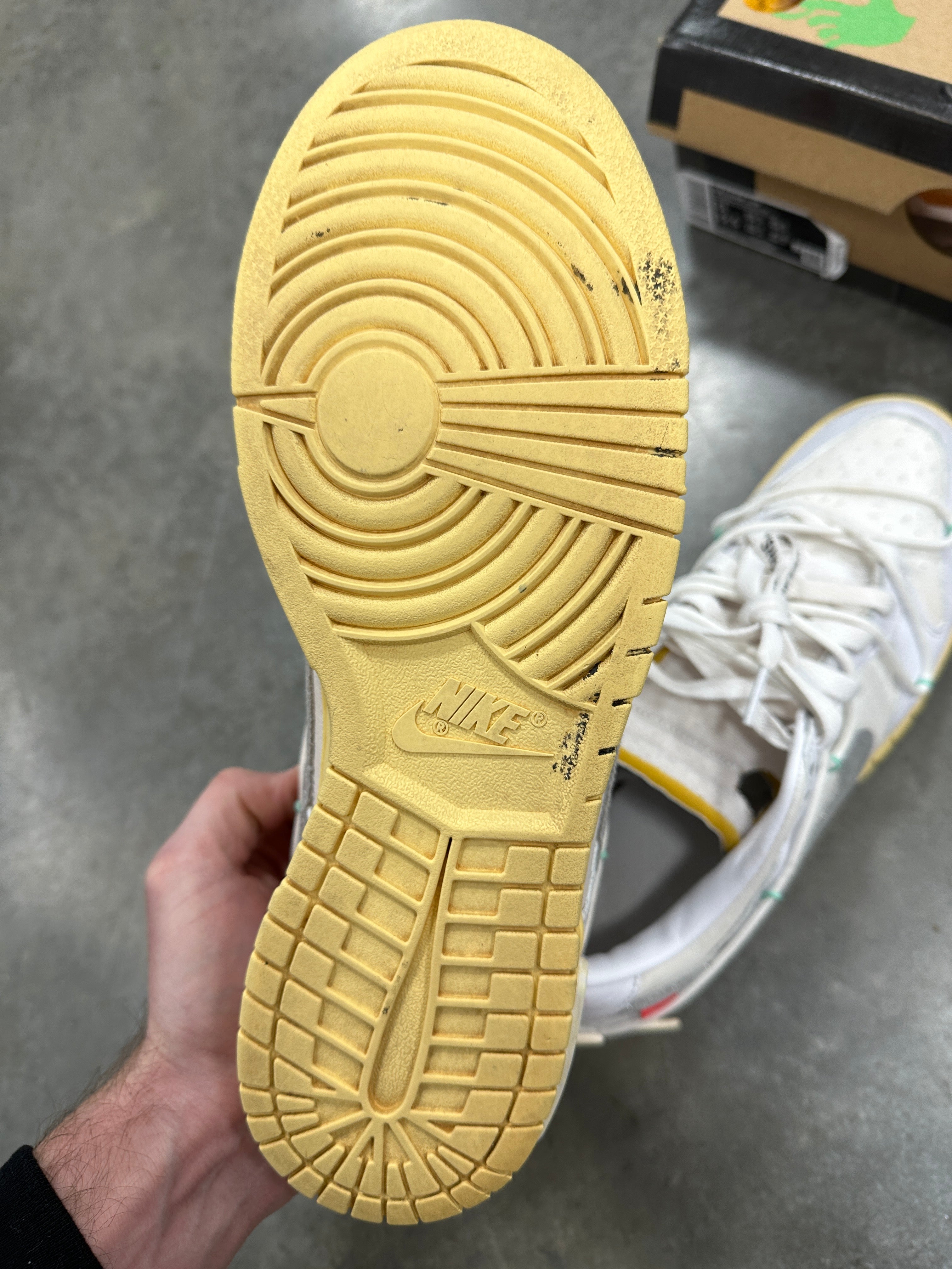 Nike x Off White dunk Low Lot 1/50 Sz 11 (READ DESCRIPTION)