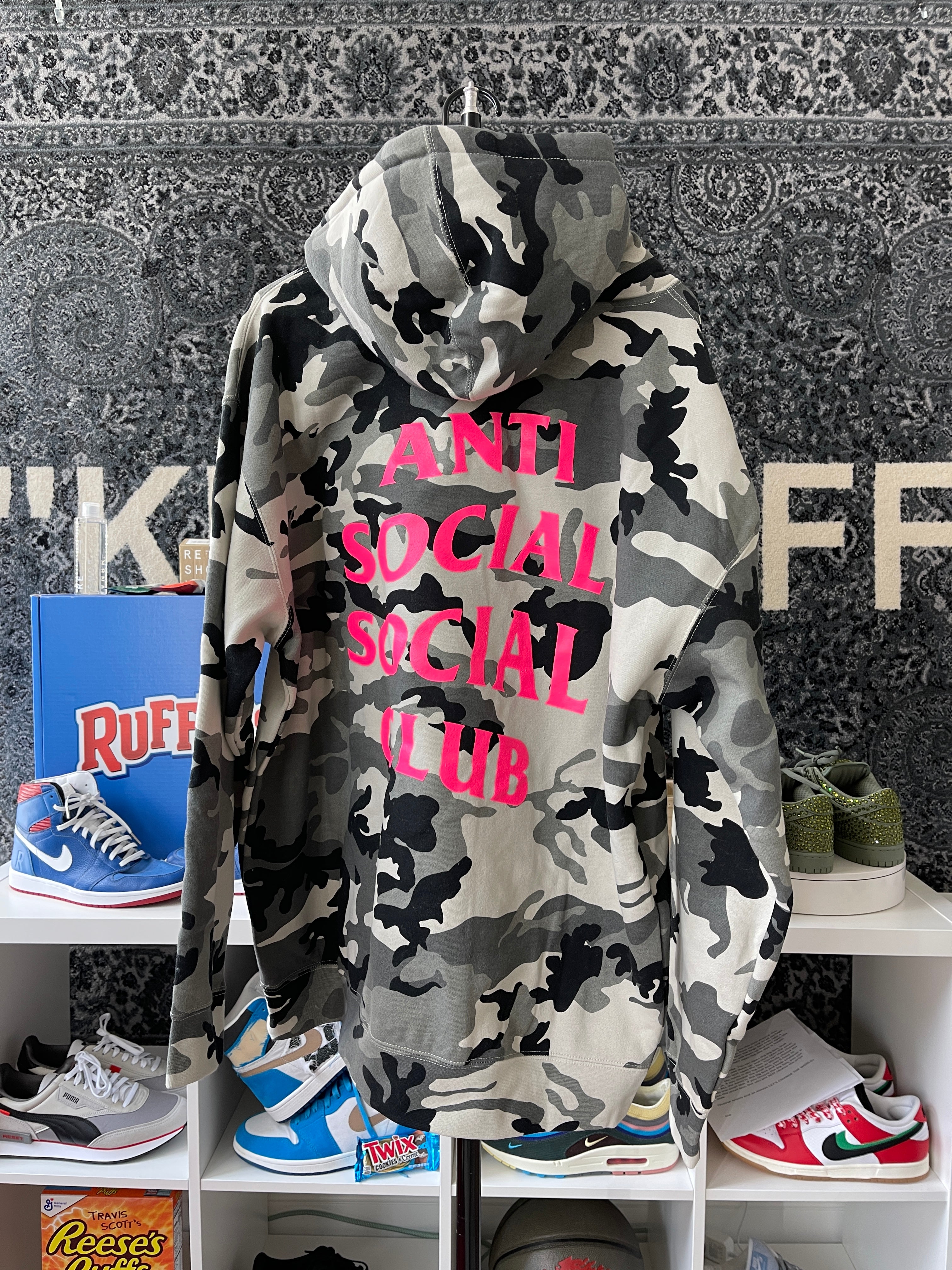 ASSC Camo/Pink Hoodie Sz XL