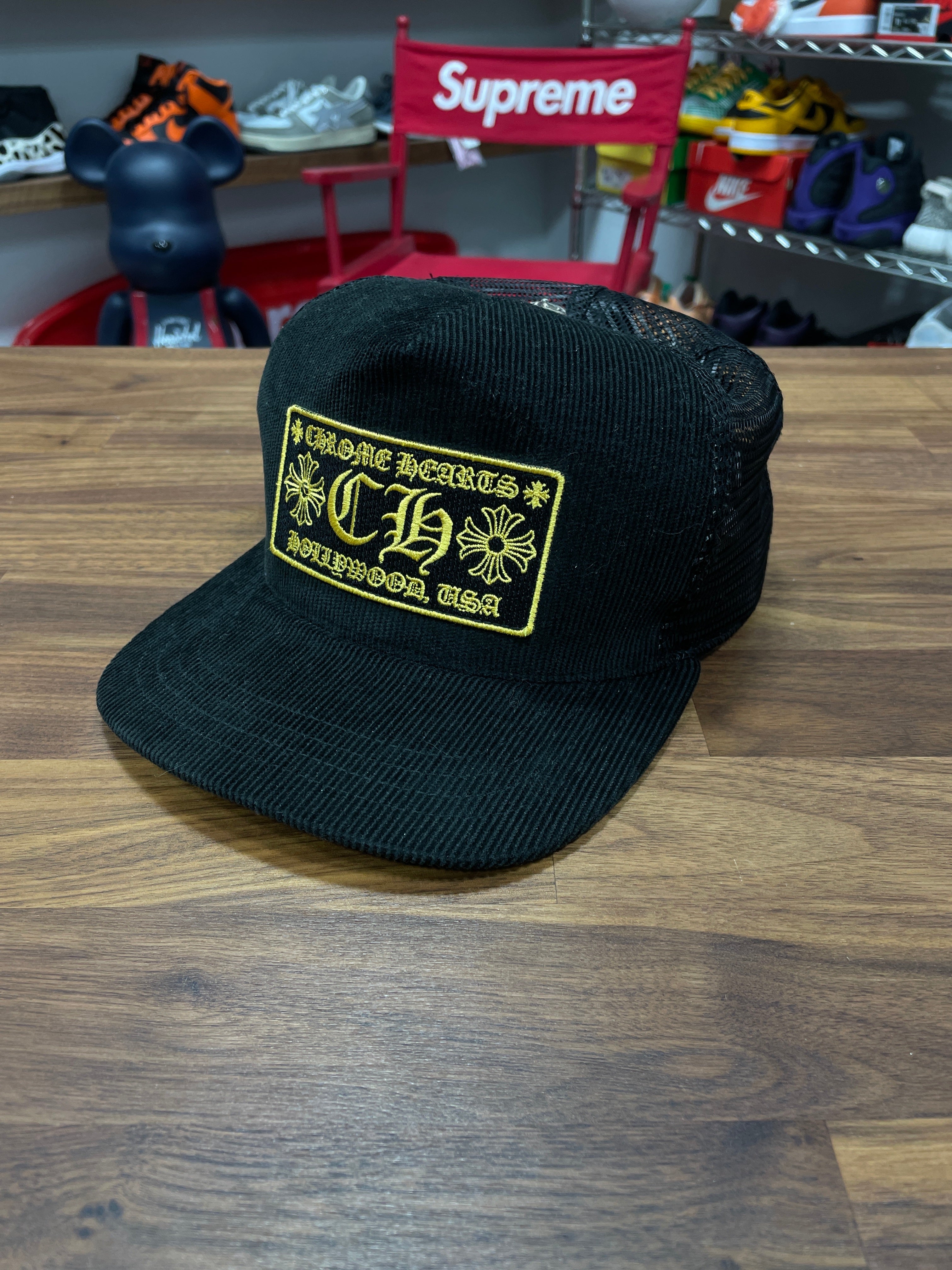 Chrome Hearts Corduroy Trucker Hat