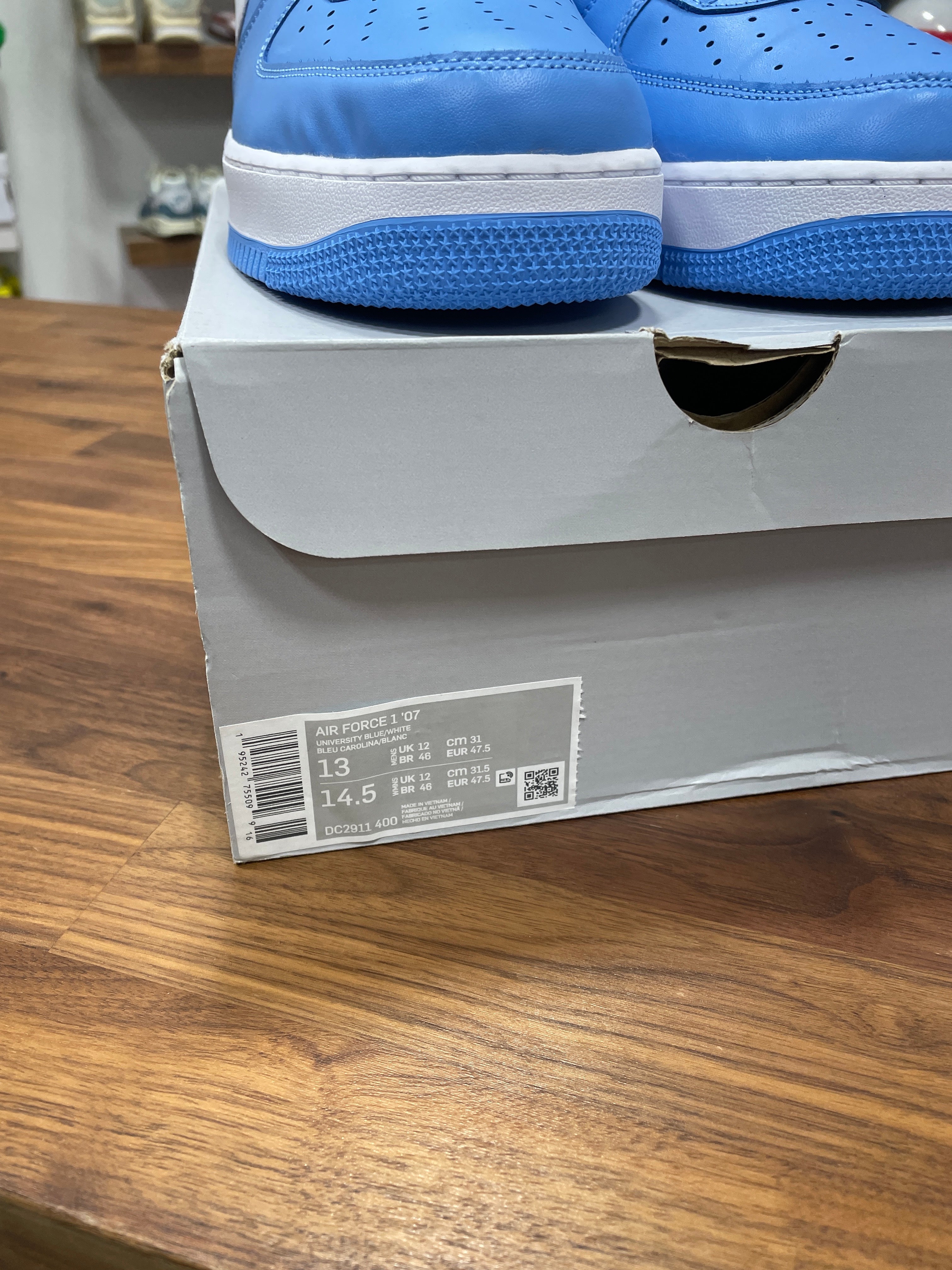 Nike Air Force 1 Low Blue Sz 13