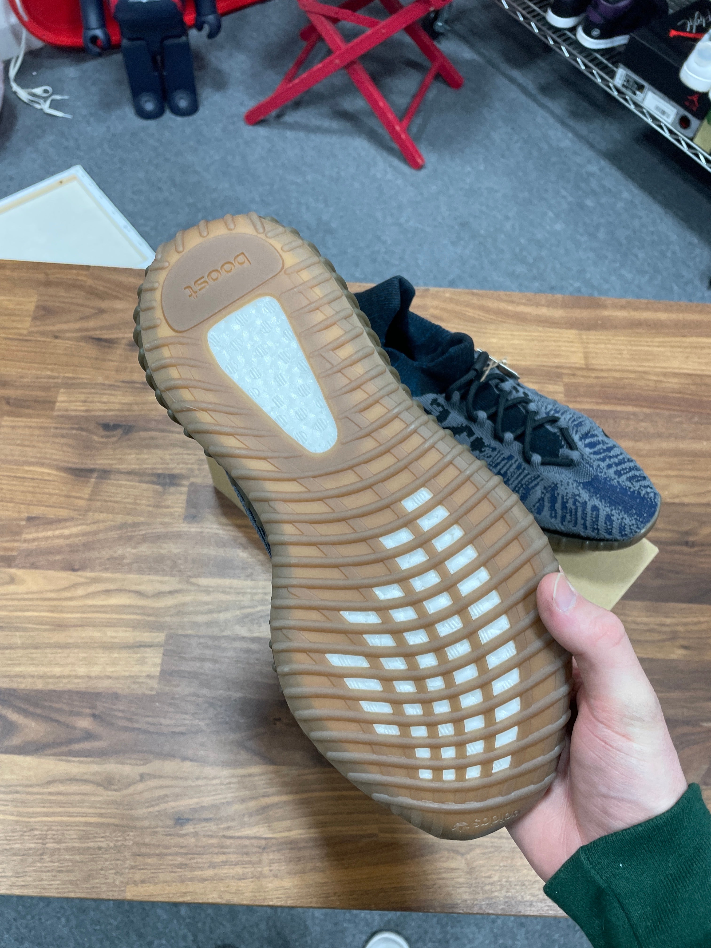 adidas Yeezy 350 V2 CMPCT Slate Blue Sz 11