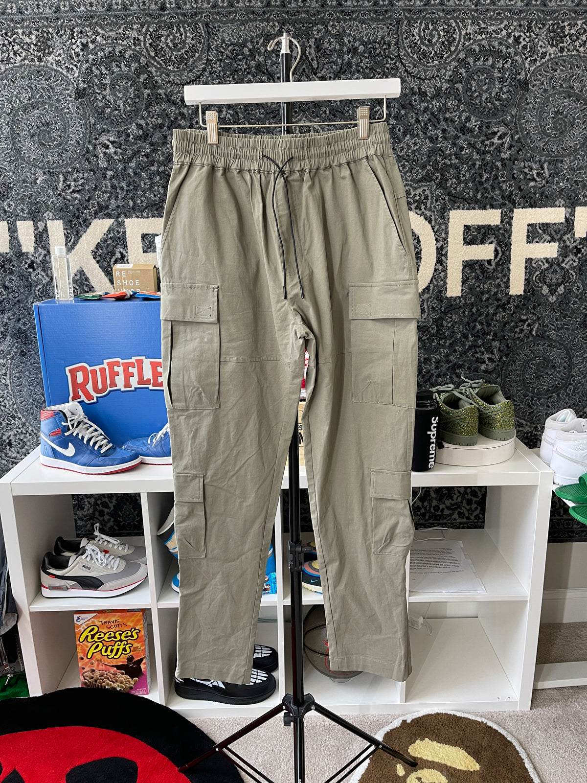 Richie Le Cargo Pants Tan Sz L