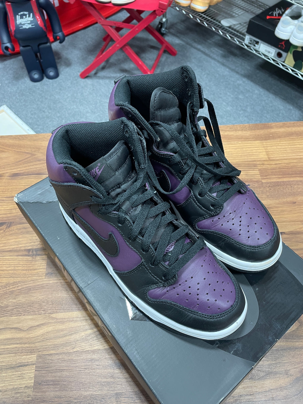 Nike Dunk High Fragment Sz 8.5 (VERY USED)