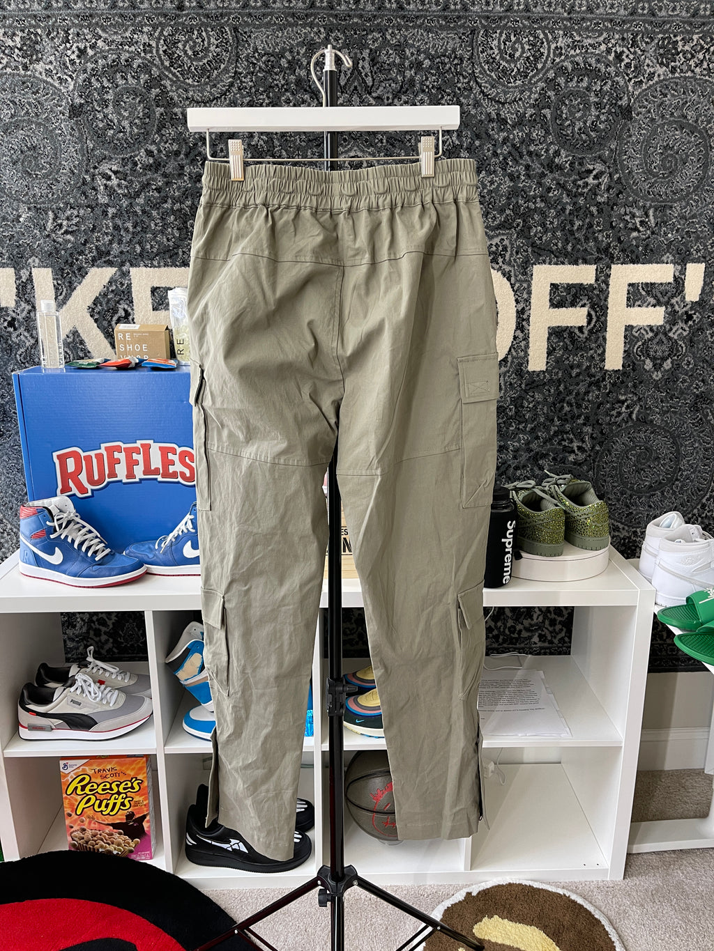 Richie Le Cargo Pants Tan Sz L