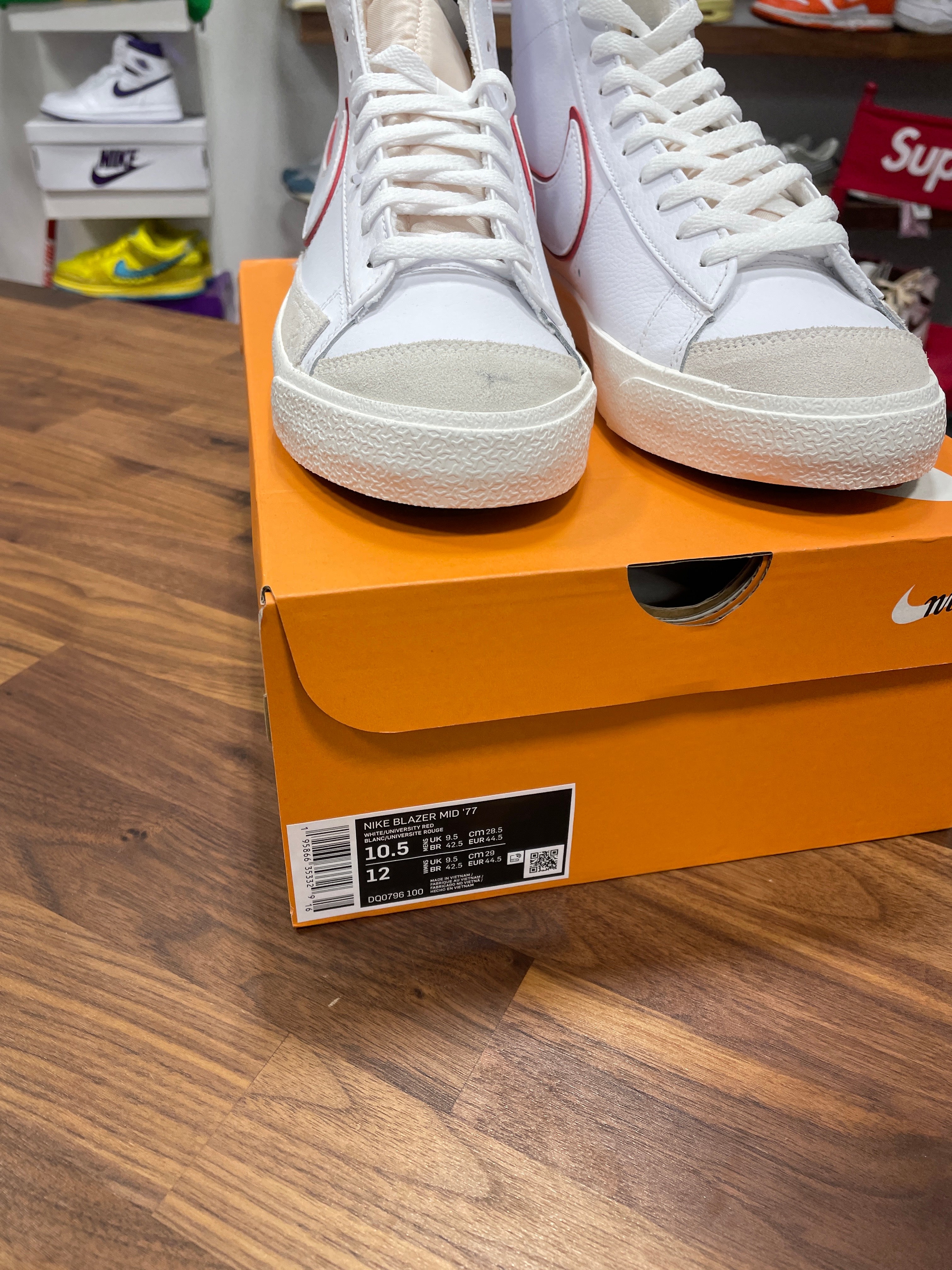 Nike Blazer White/Red