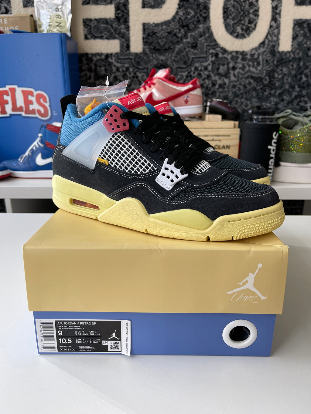 Nike Air Jordan 4 Union Sz 9