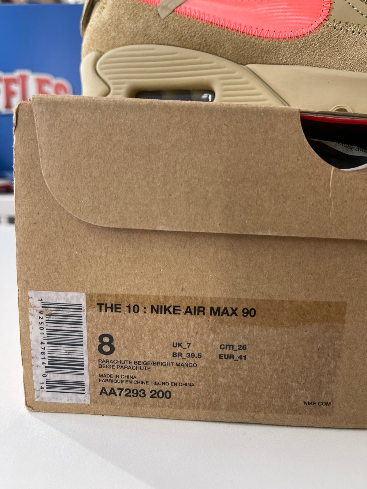 Nike x Off White Air Max 90 Desert Ore Sz 8