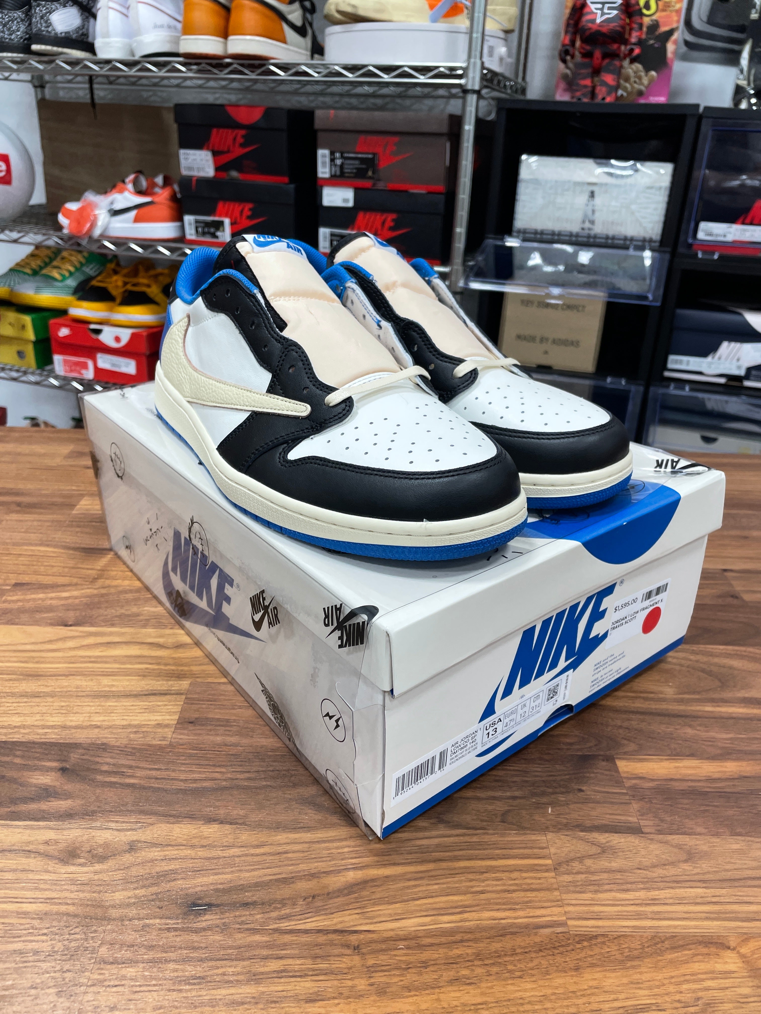 Jordan 1 Low Travis Scott x Fragment Sz 1