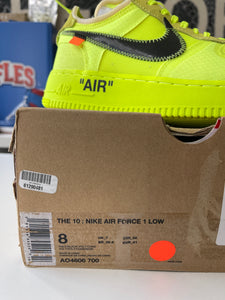 Nike x Off White Air Force 1 Low Sz 8