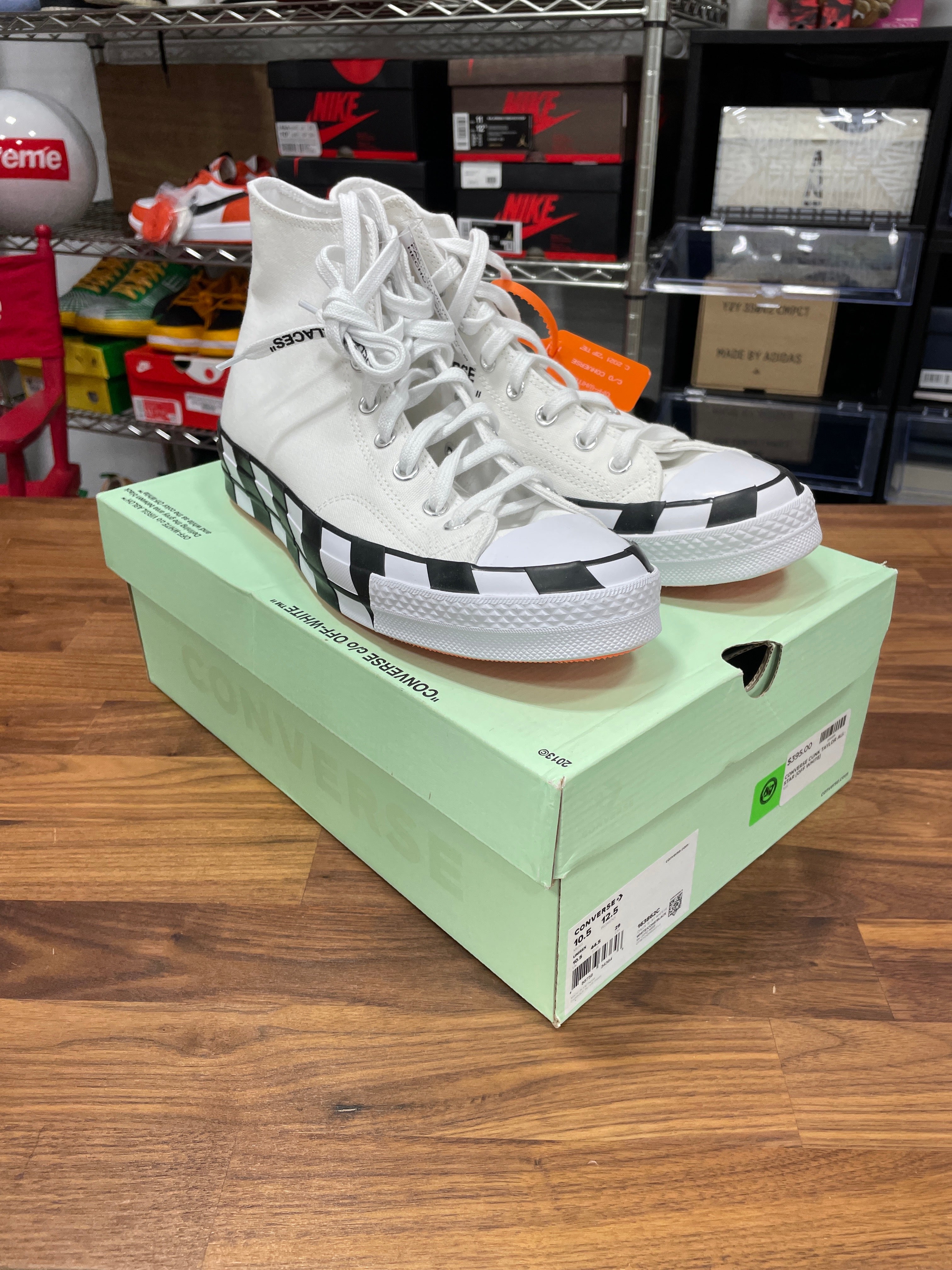 Off White Converse Sz 10.5