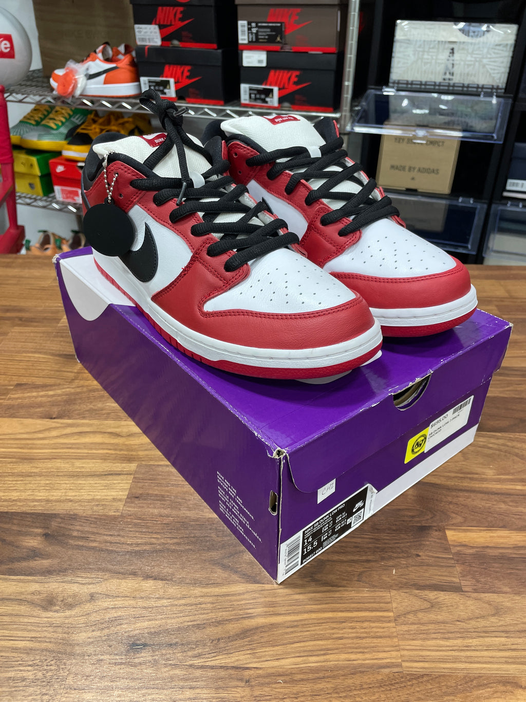 Nike SB Dunk Low J-Pack Chicago Sz 14