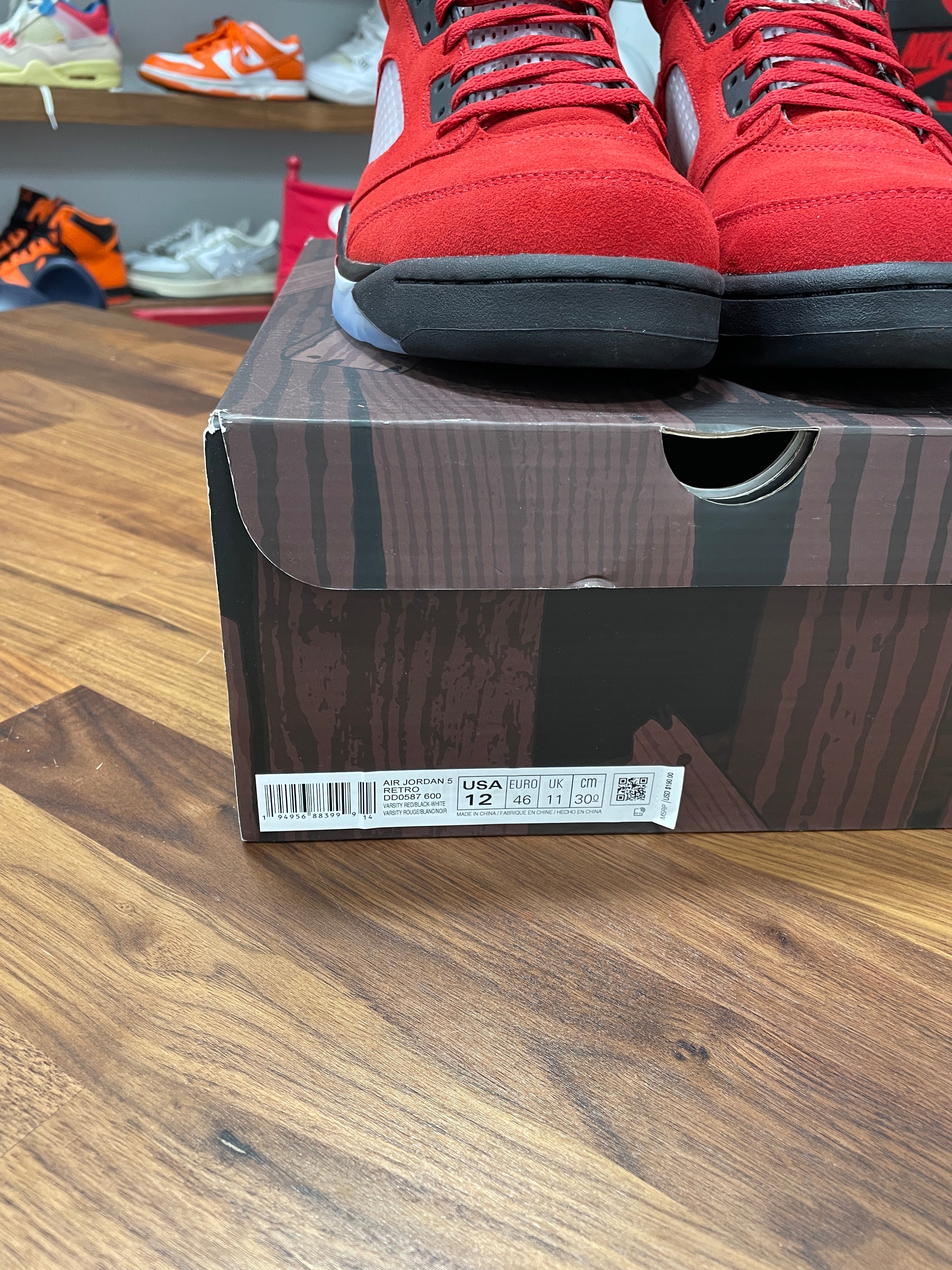 Jordan 5 Raging Bull 2021 Sz 12