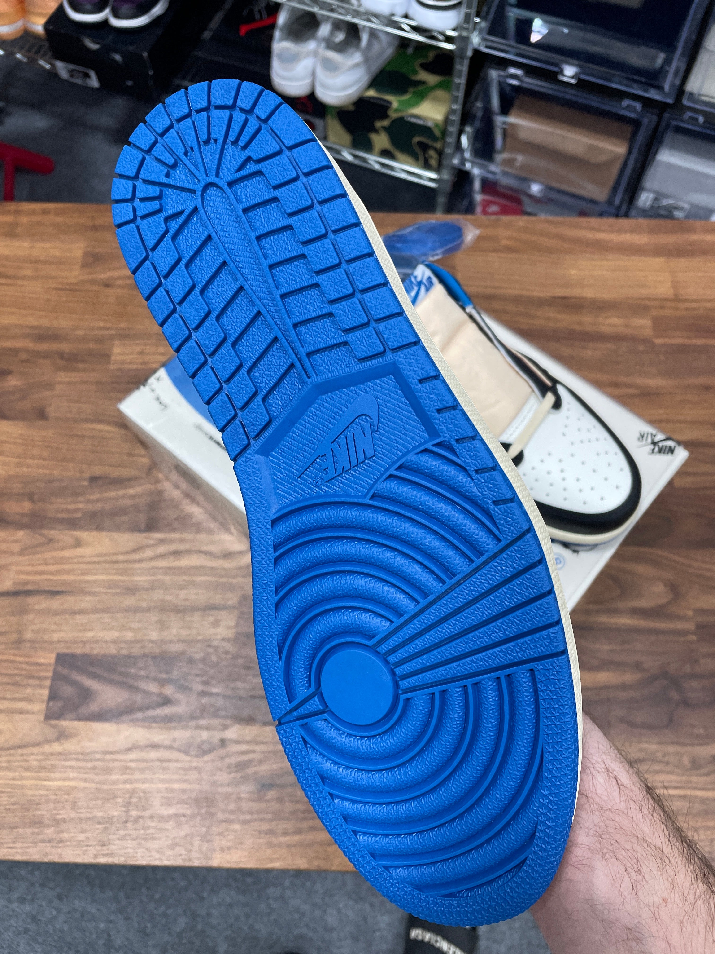 Jordan 1 Low Travis Scott x Fragment Sz 13
