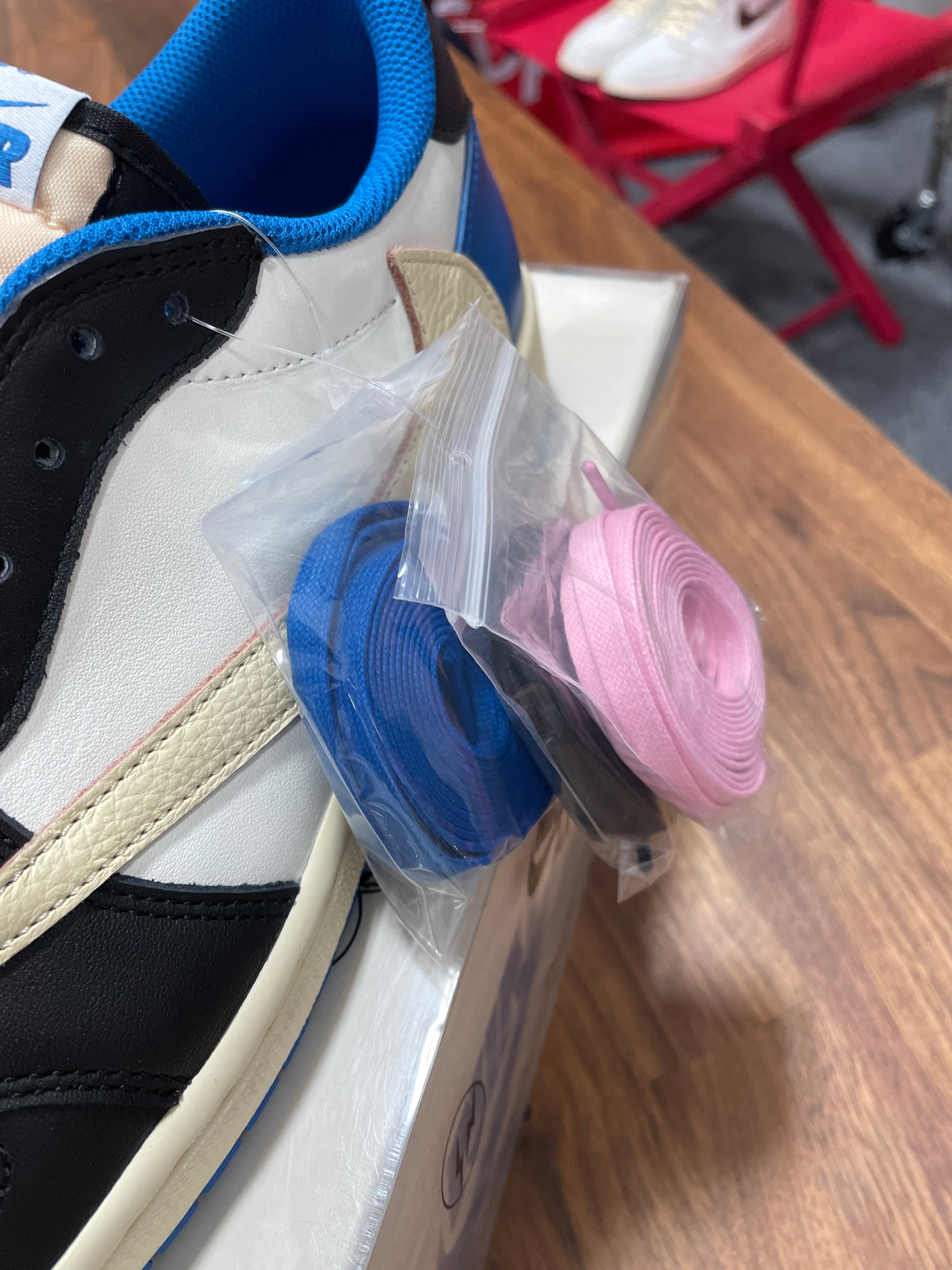 Jordan 1 Low Travis Scott x Fragment Sz 13