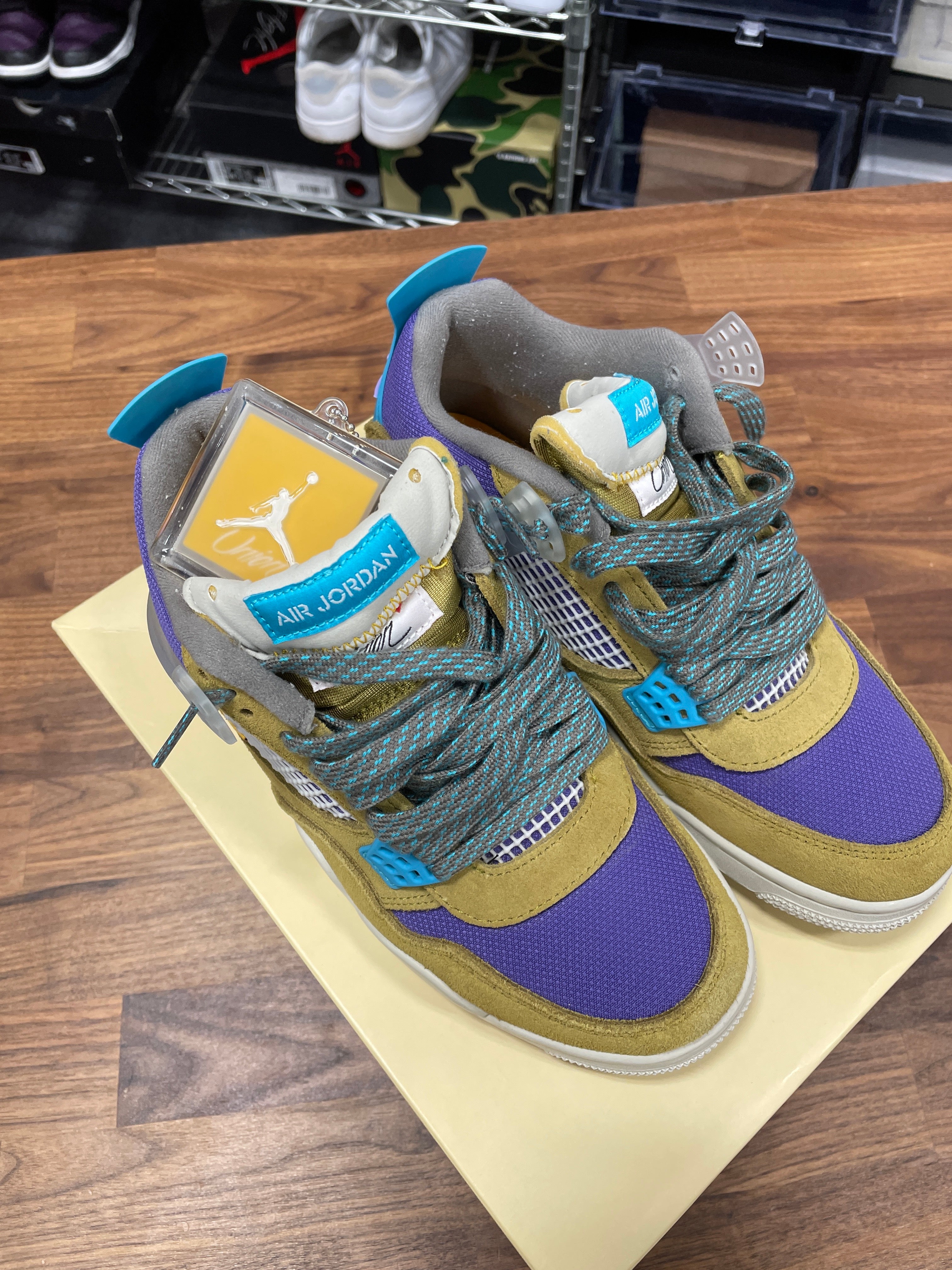 Jordan 4 x Union Desert Moss Sz 6.5M Sz 8 Womens