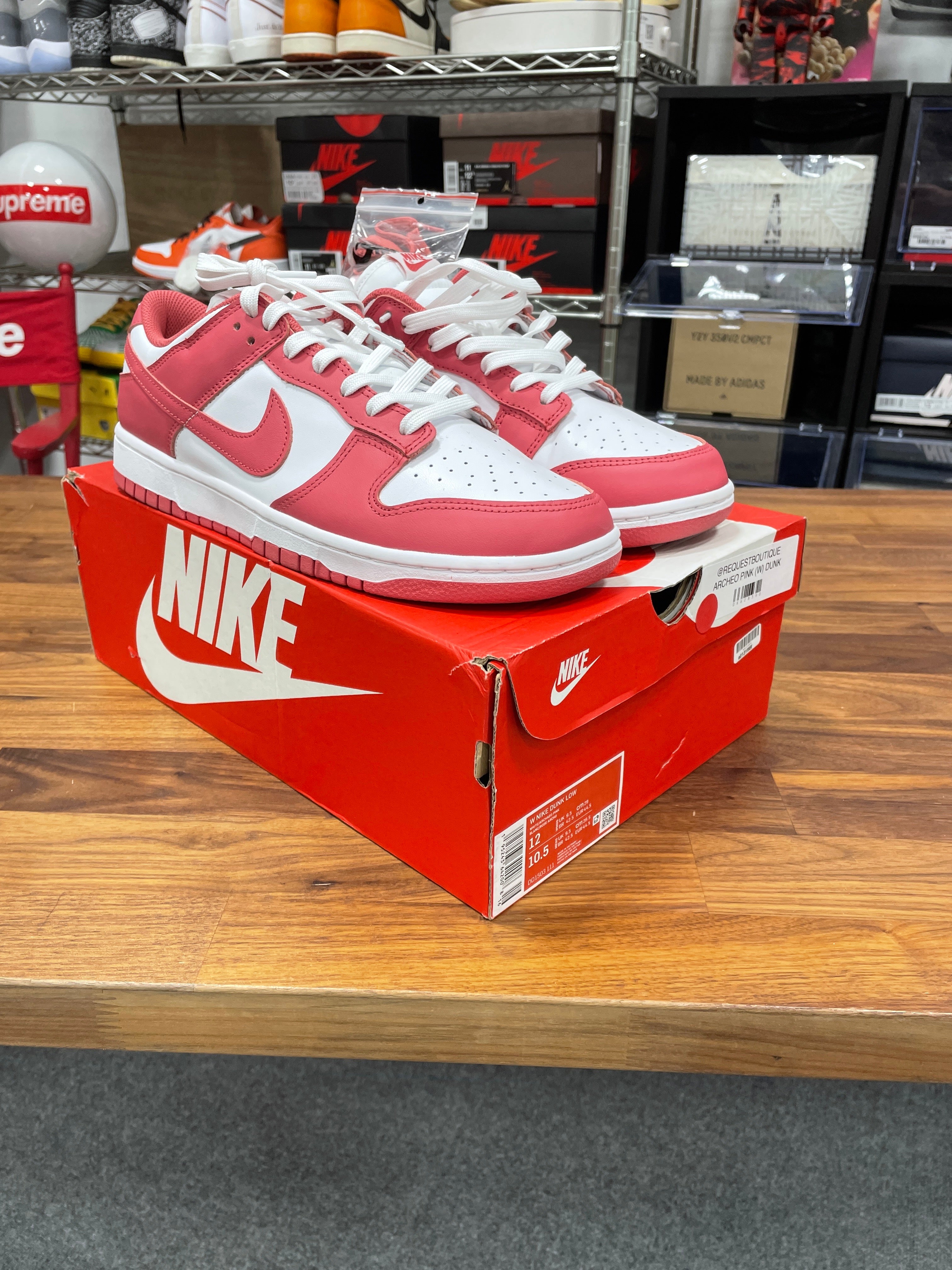 Nike Dunk Low Archeo Pink Sz 10.5