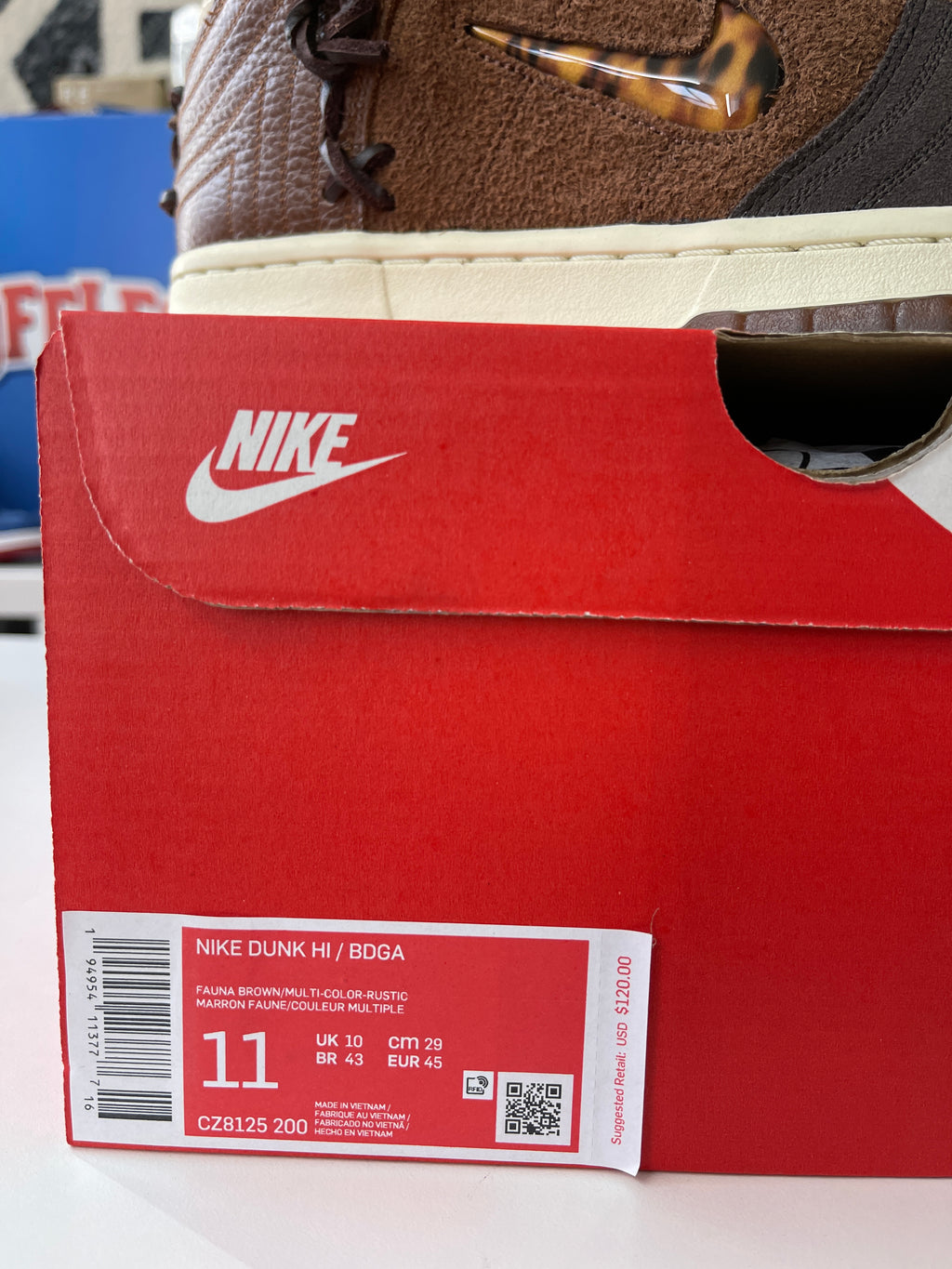 Nike Dunk HI SB Bodega Sz 11