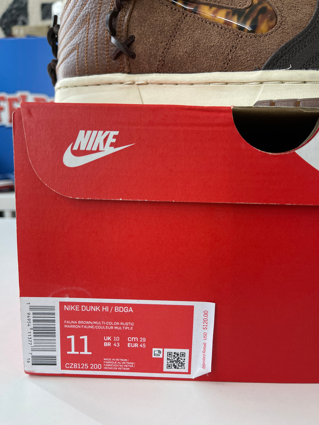 Nike Dunk HI SB Bodega Sz 11