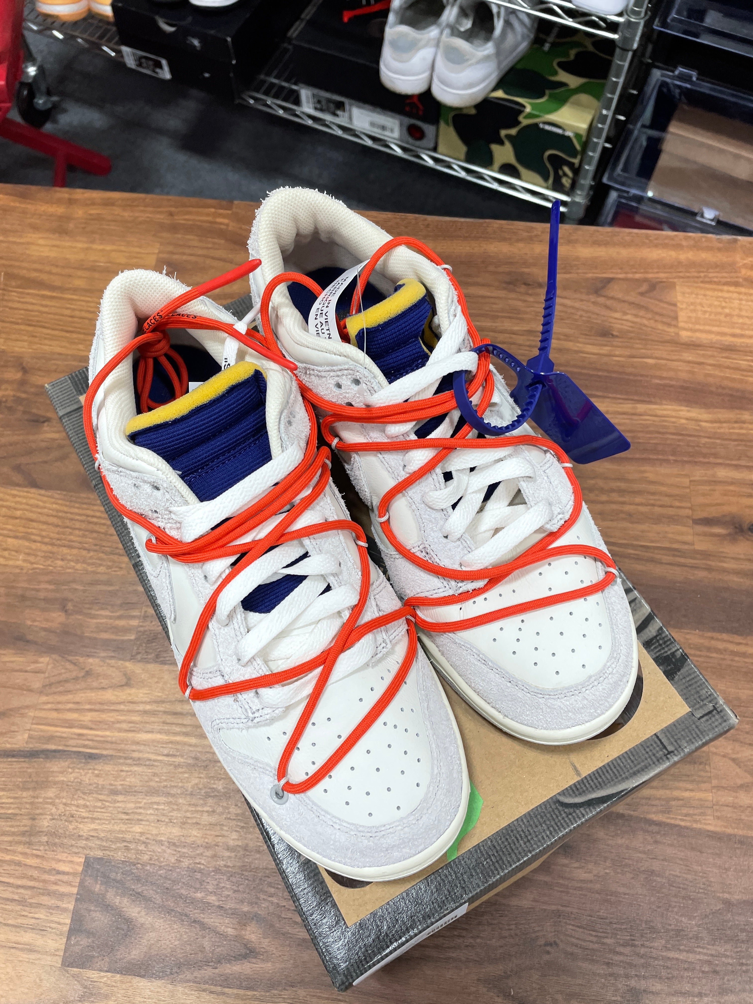 Nike x Off White Dunk Lot 13 Sz 8