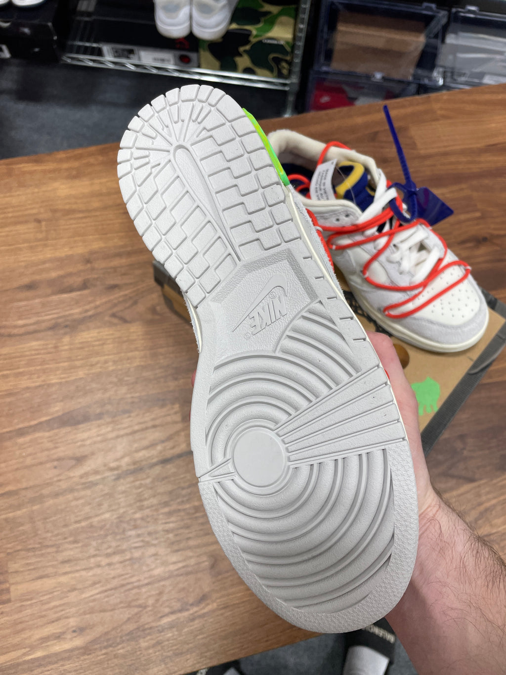 Nike x Off White Dunk Lot 13 Sz 8