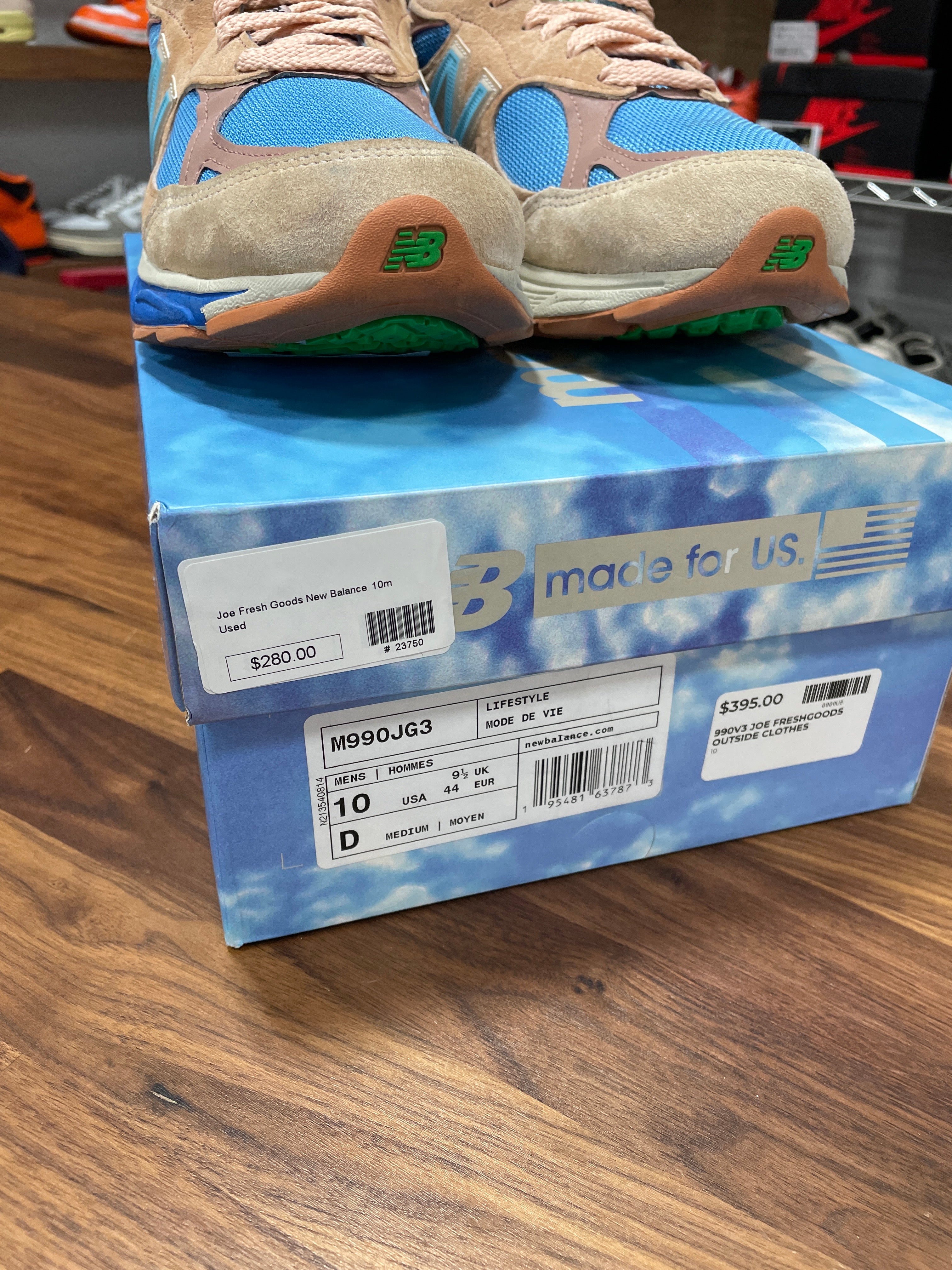 New Balance Joe Fresh Goods Sz 10