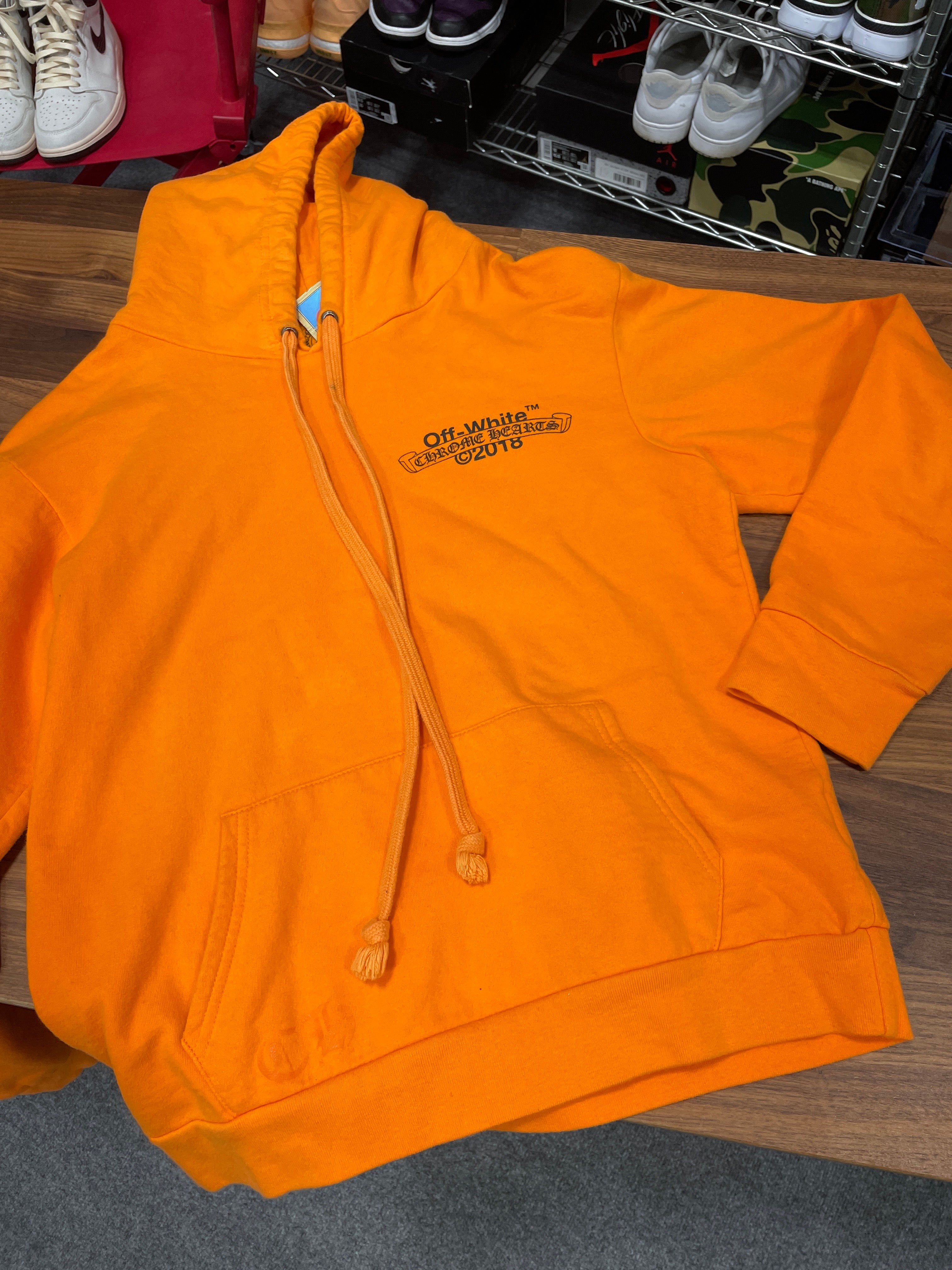 Chrome Hearts x Off White Hoodie Sz M