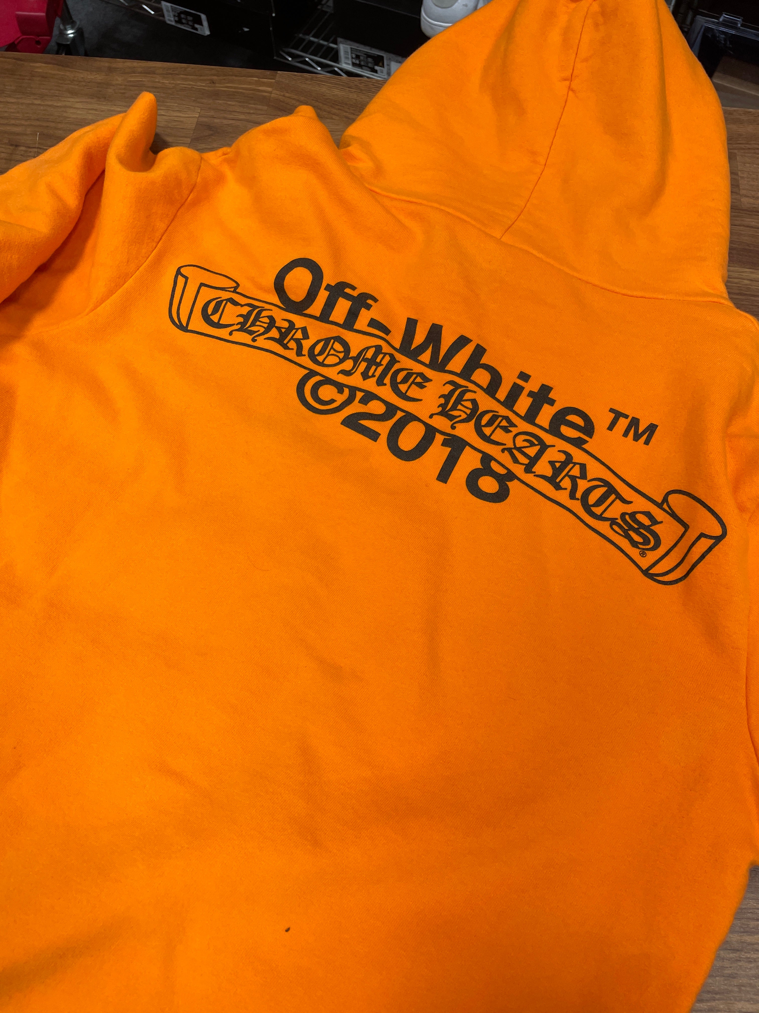 Chrome Hearts x Off White Hoodie Sz M