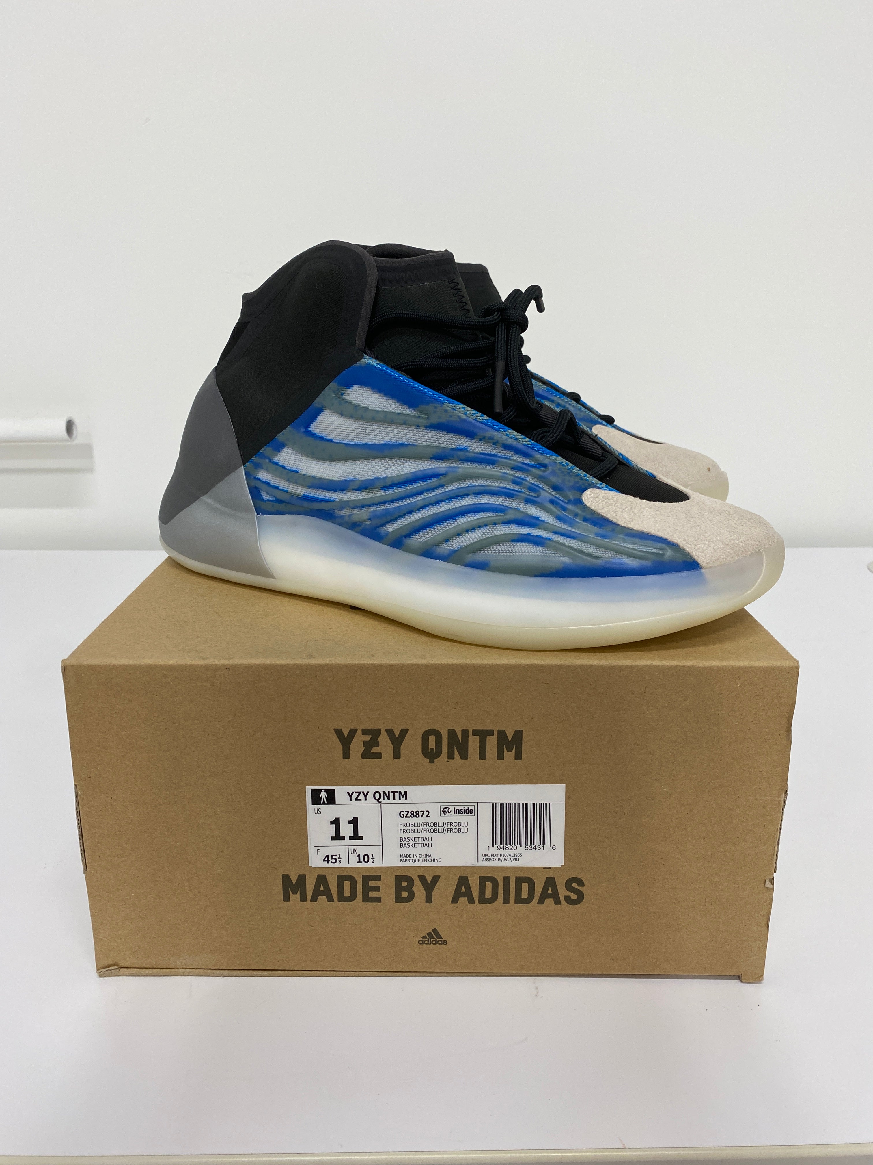 Yeezy QNTM Frozen Blue Sz 11
