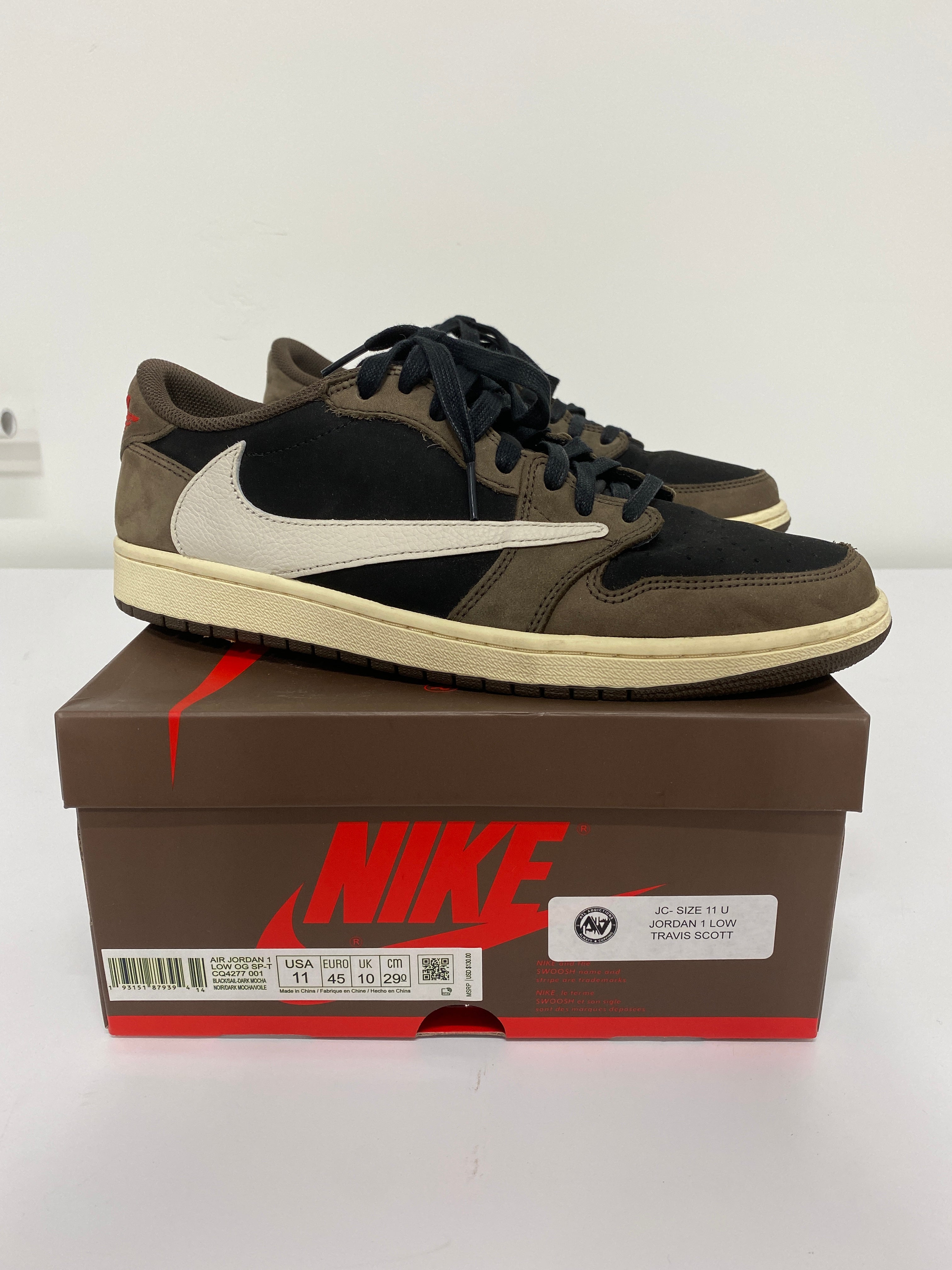 Travis Scott Jordan 1 Low Sz 11