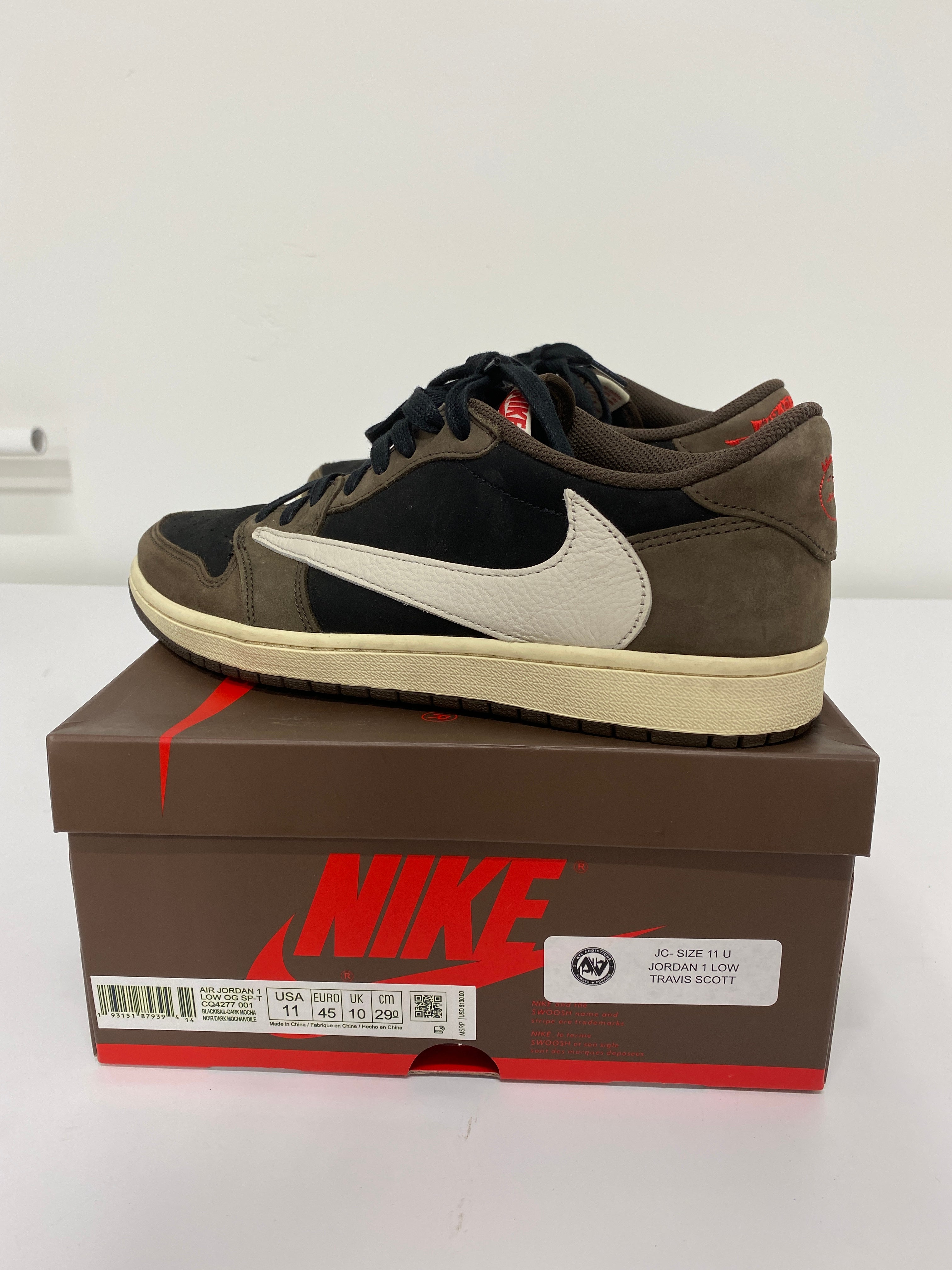 Travis Scott Jordan 1 Low Sz 11