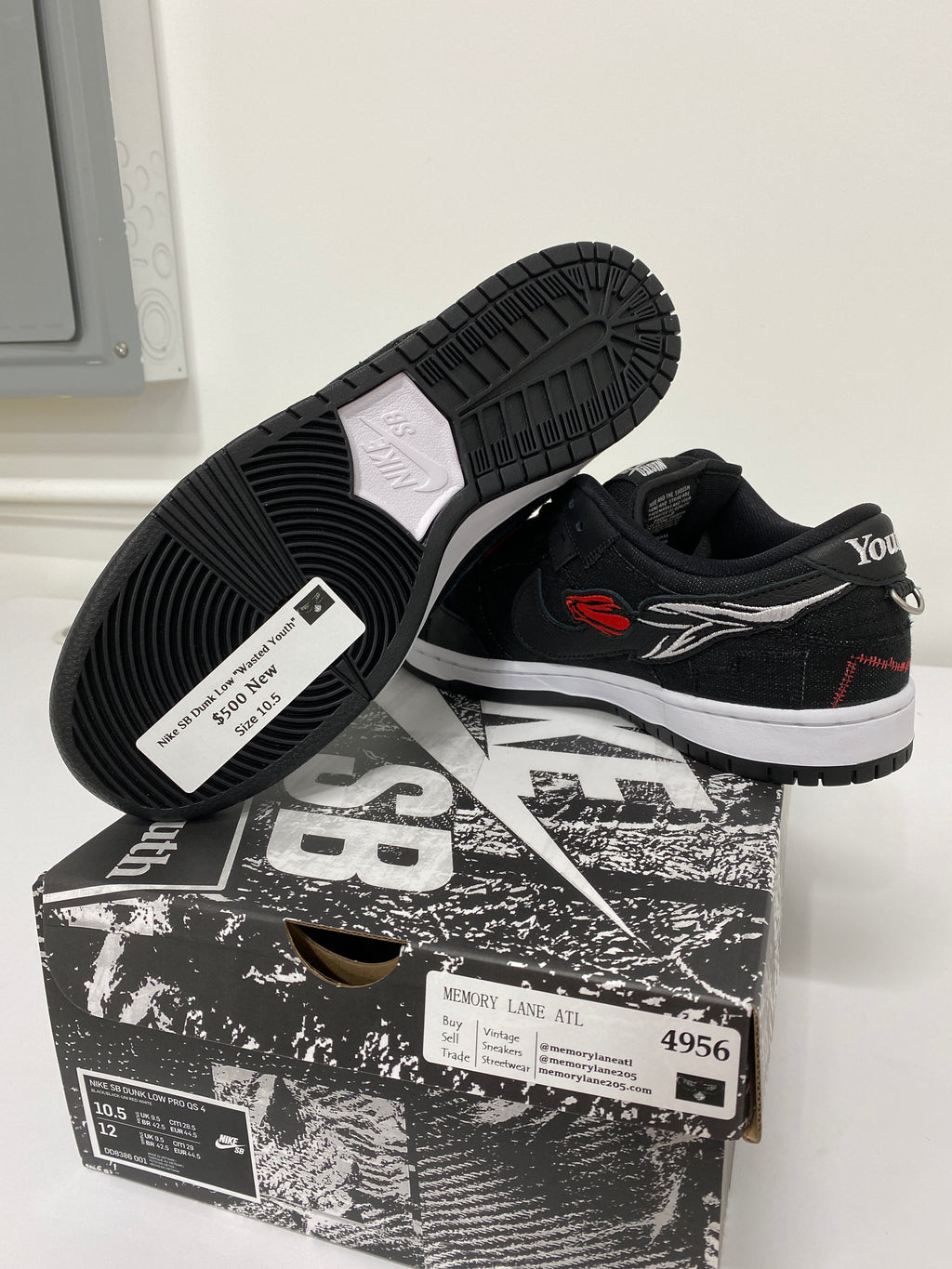 Nike SB Dunk Low Wasted Youth Sz 10.5