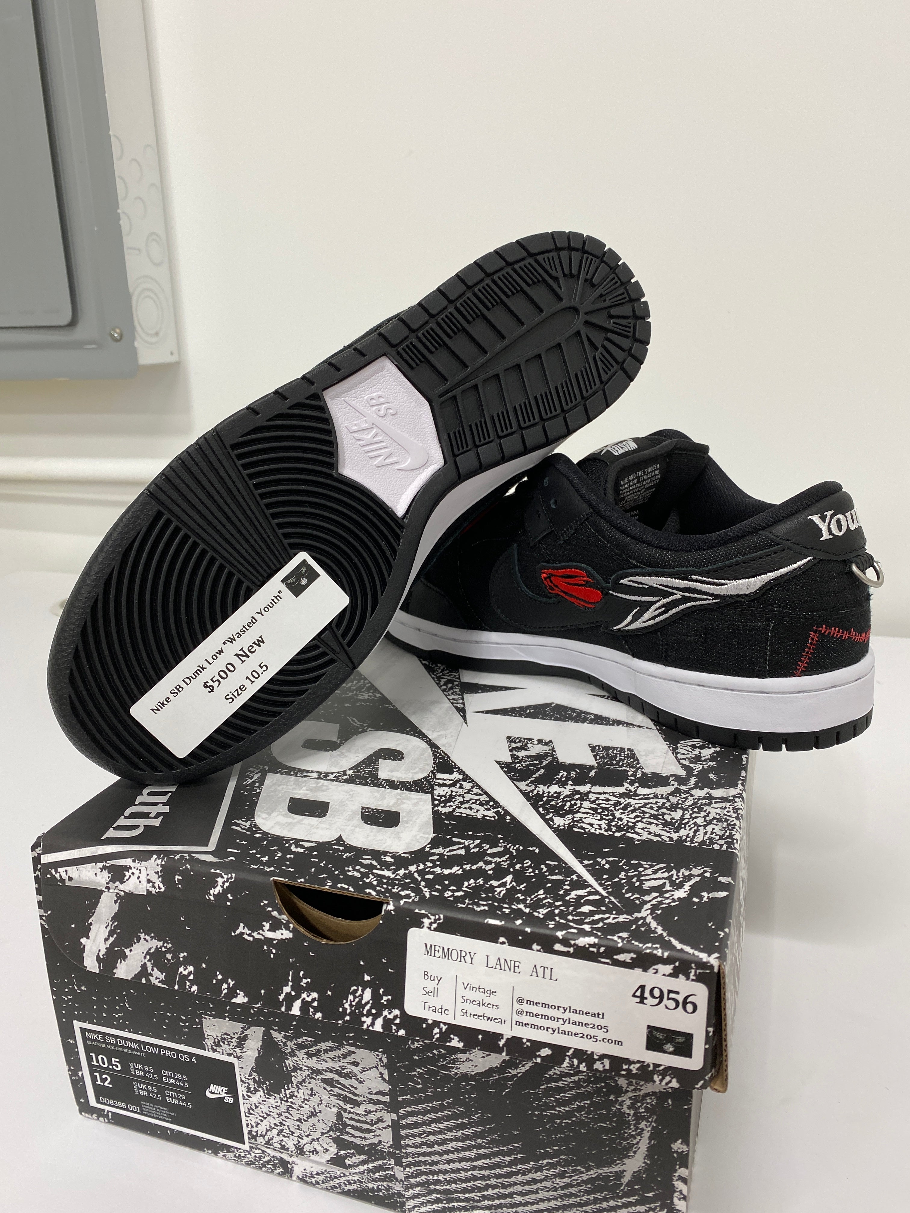 Nike SB Dunk Low Wasted Youth Sz 10.5