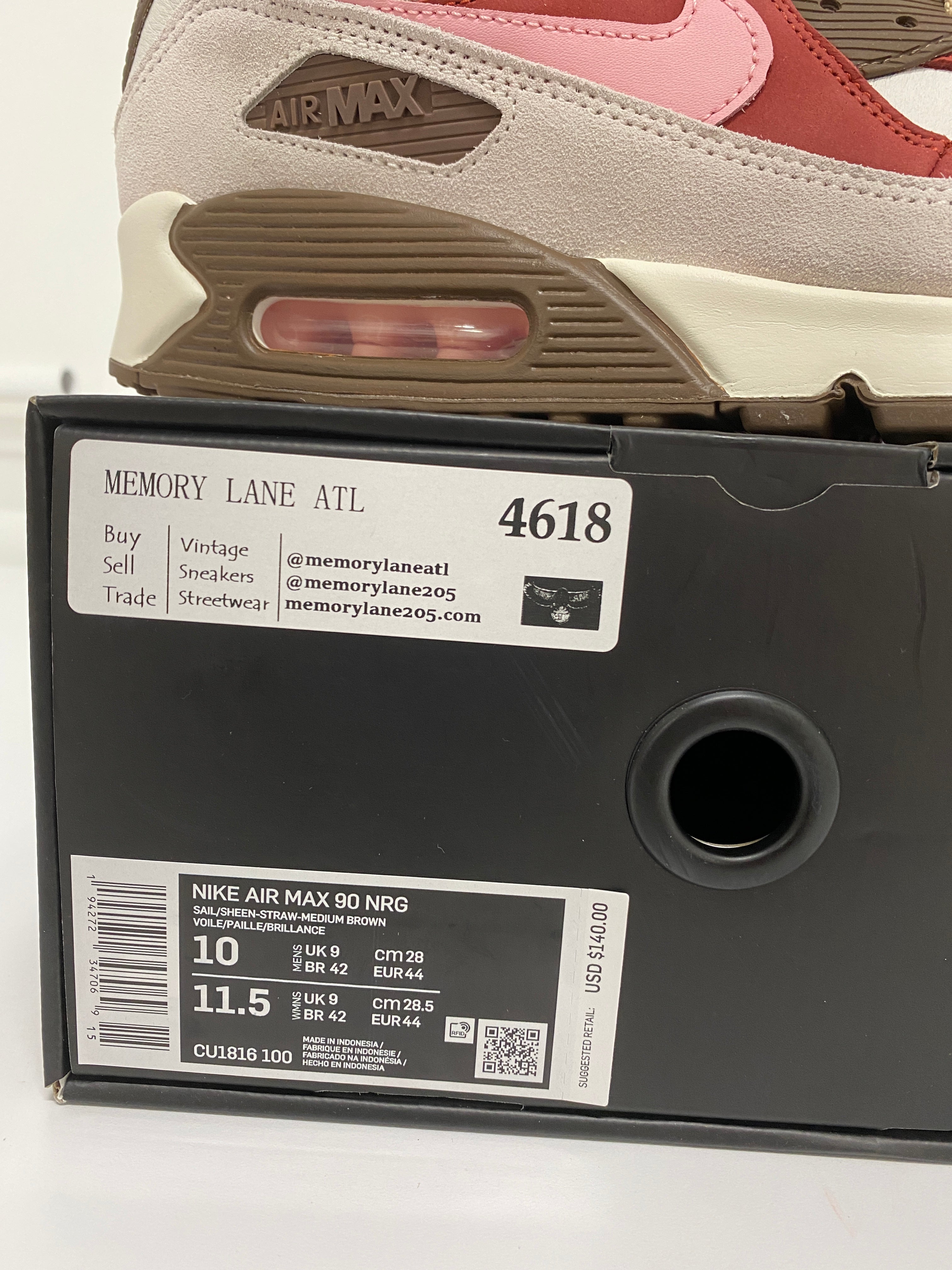 Nike Air Max 90 Bacon Sz 10