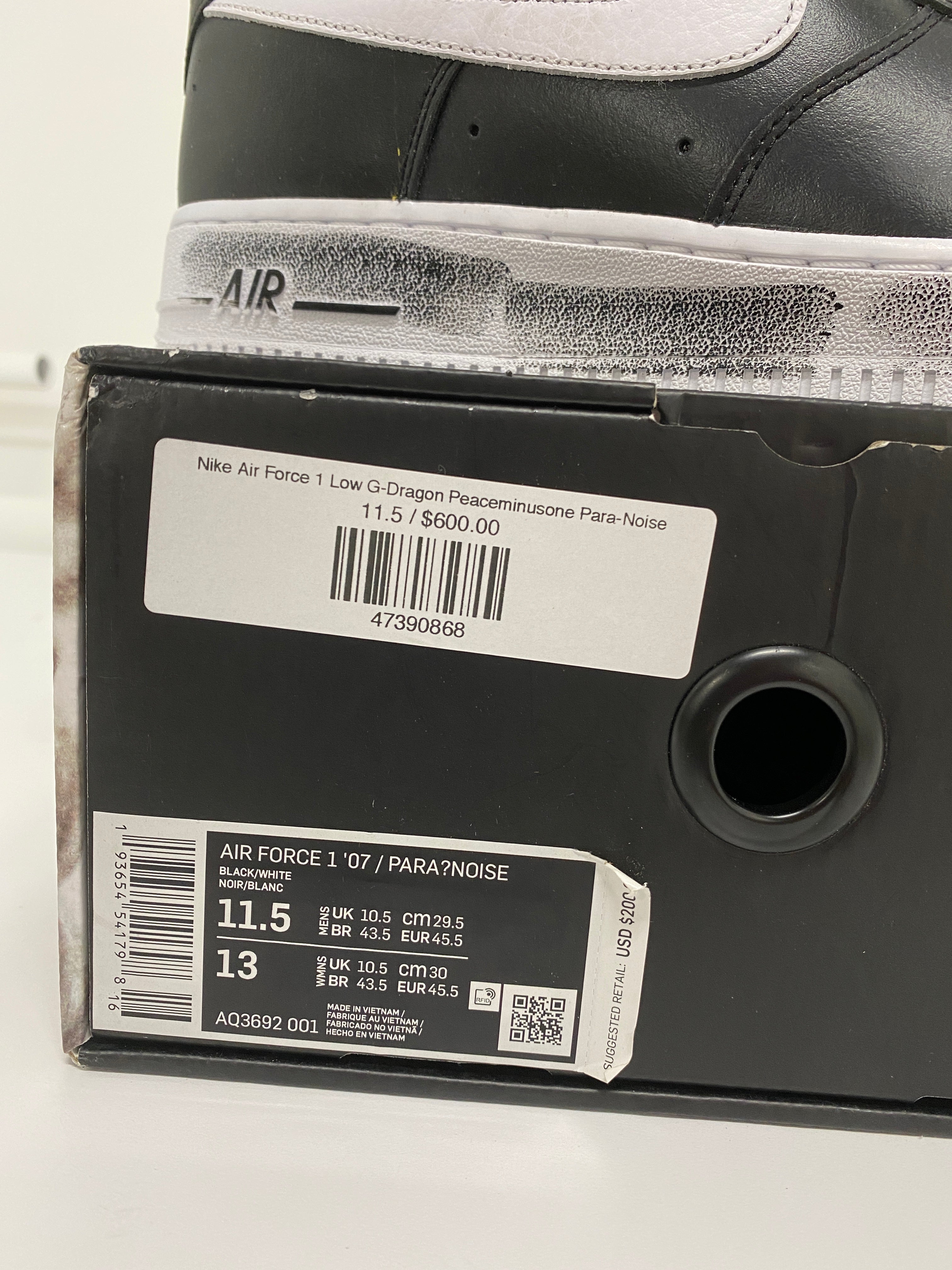 Nike Air Force 1 Paranoise Sz 11.5