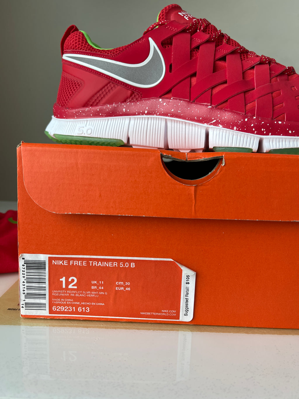 Nike Free Trainer Sample With T-Shirt Sz 12/XL
