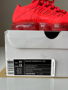 Nike Vapormax Clot Sz 11.5