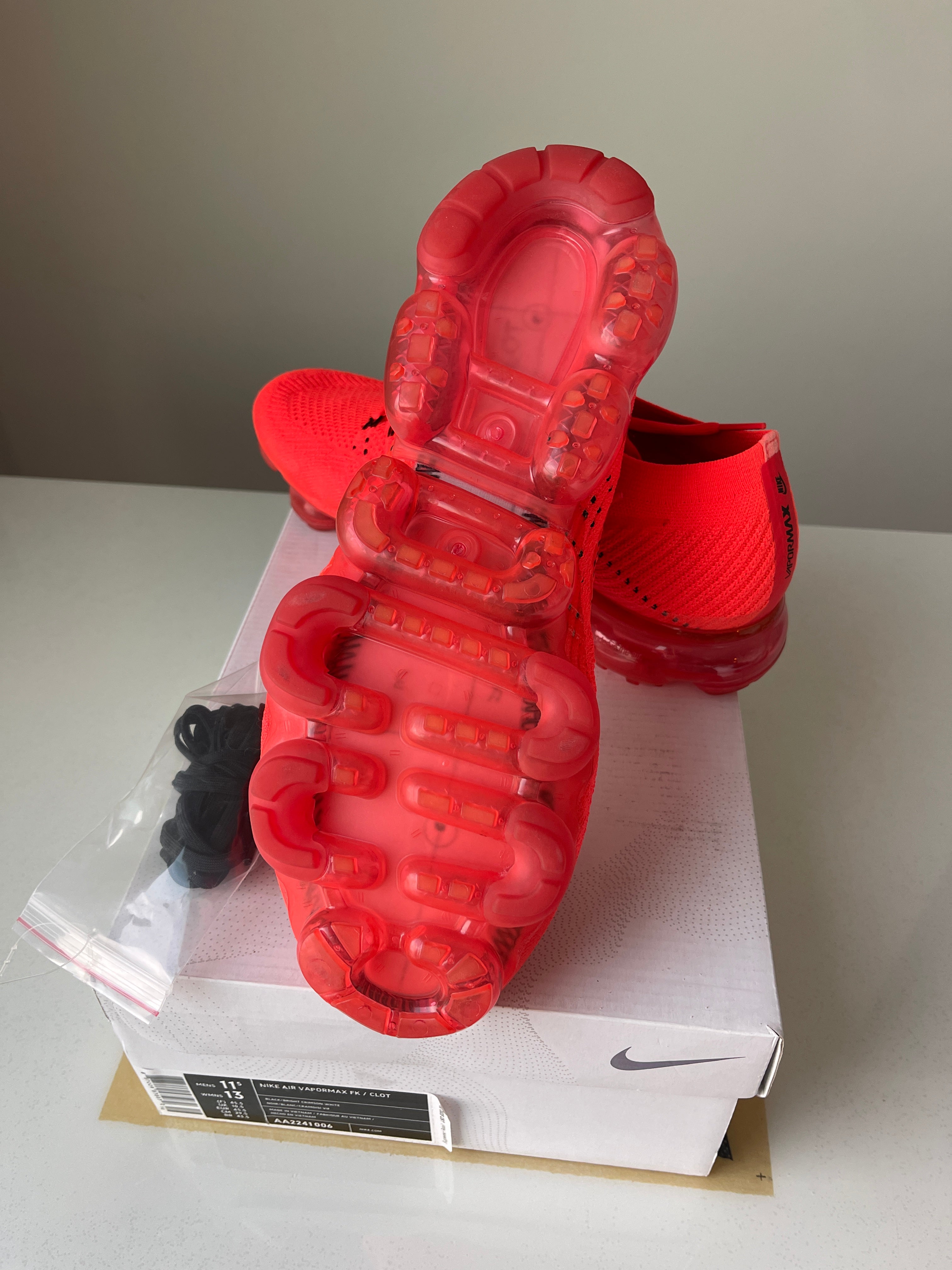 Nike Vapormax Clot Sz 11.5