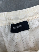 Load image into Gallery viewer, Represent Shorts Cream Sz L
