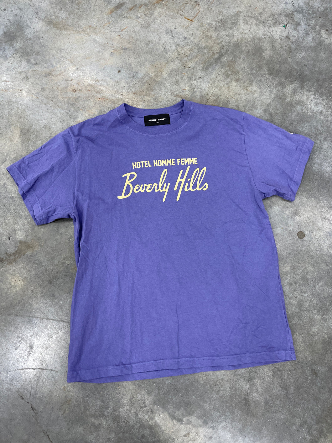 HFLA Purple Beverly Hills Shirt Sz L