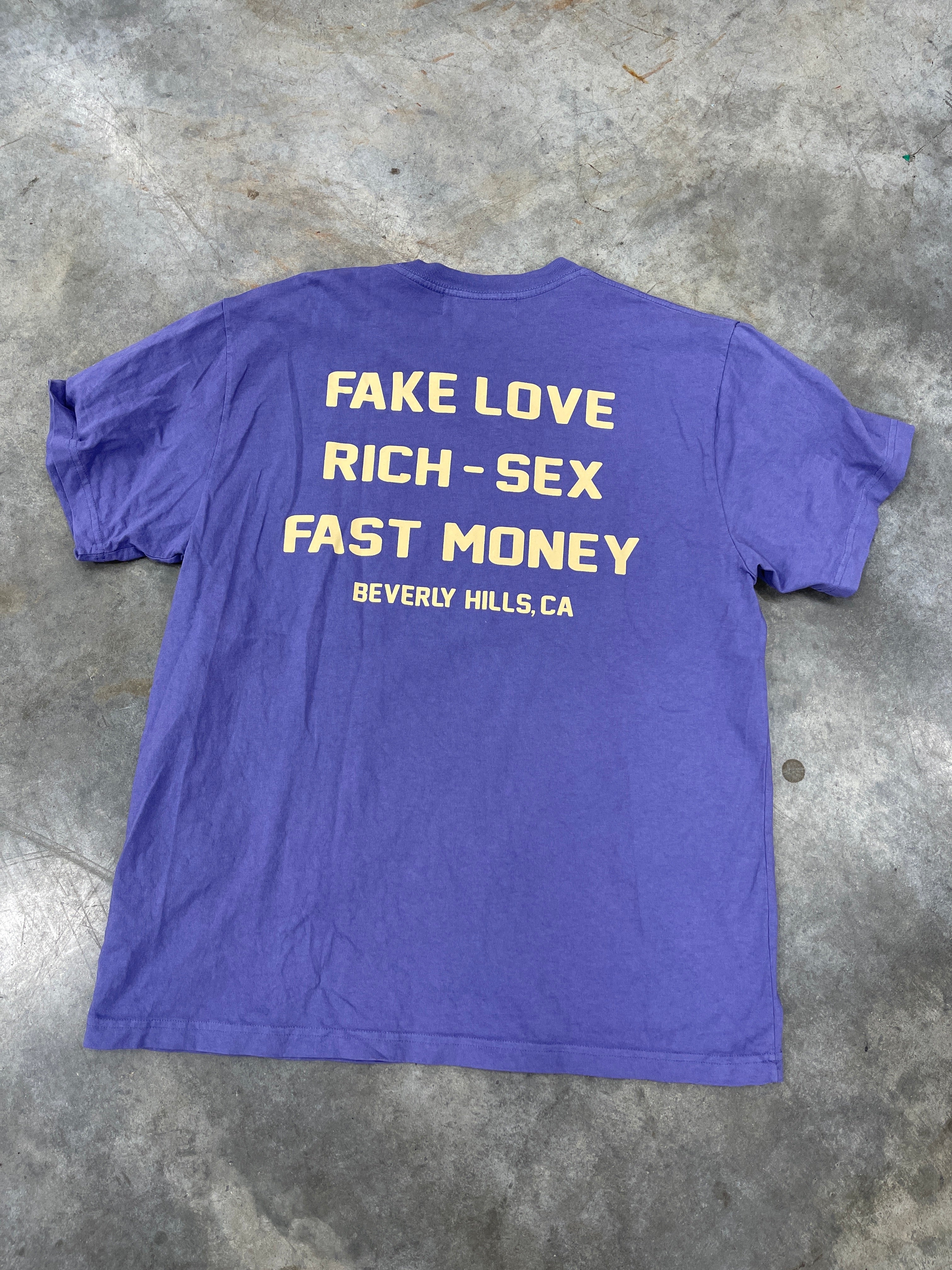 HFLA Purple Beverly Hills Shirt Sz L