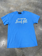 Load image into Gallery viewer, HFLA Beverly Hills Blue Shirt Sz L
