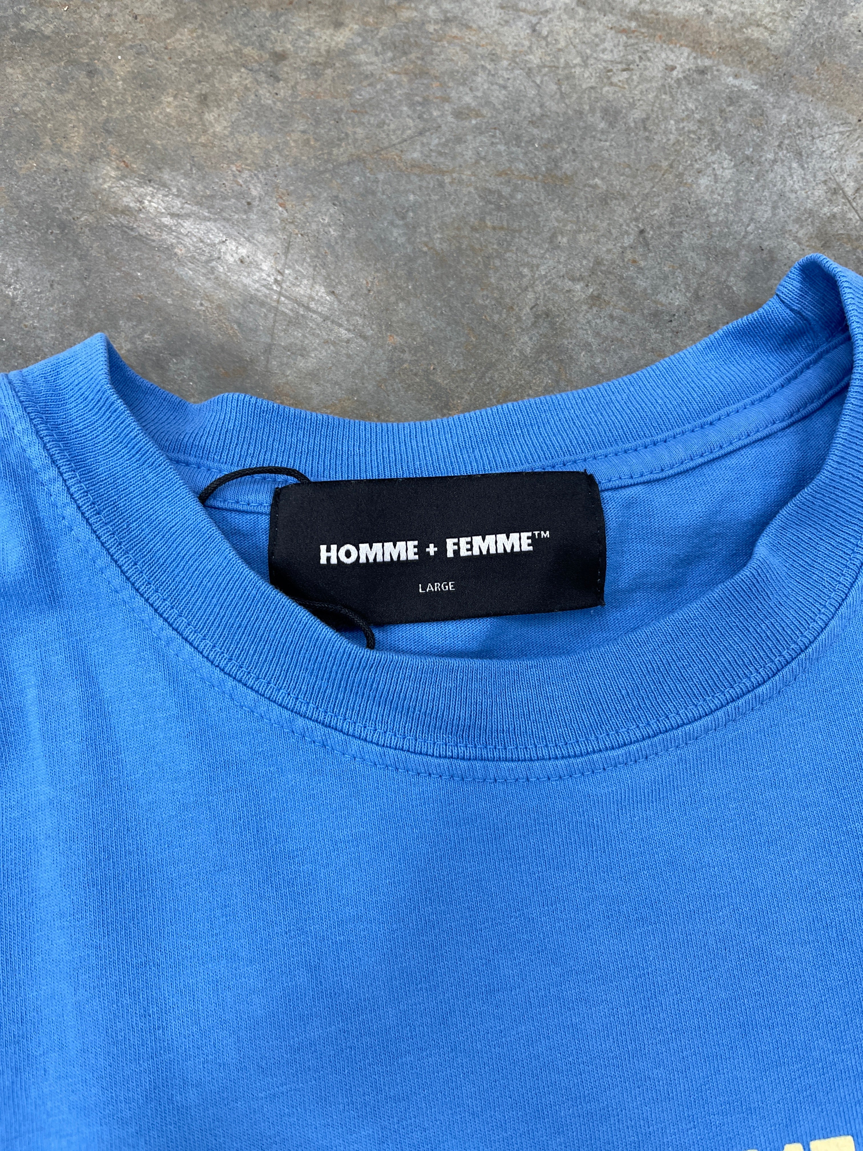 HFLA Beverly Hills Blue Shirt Sz L
