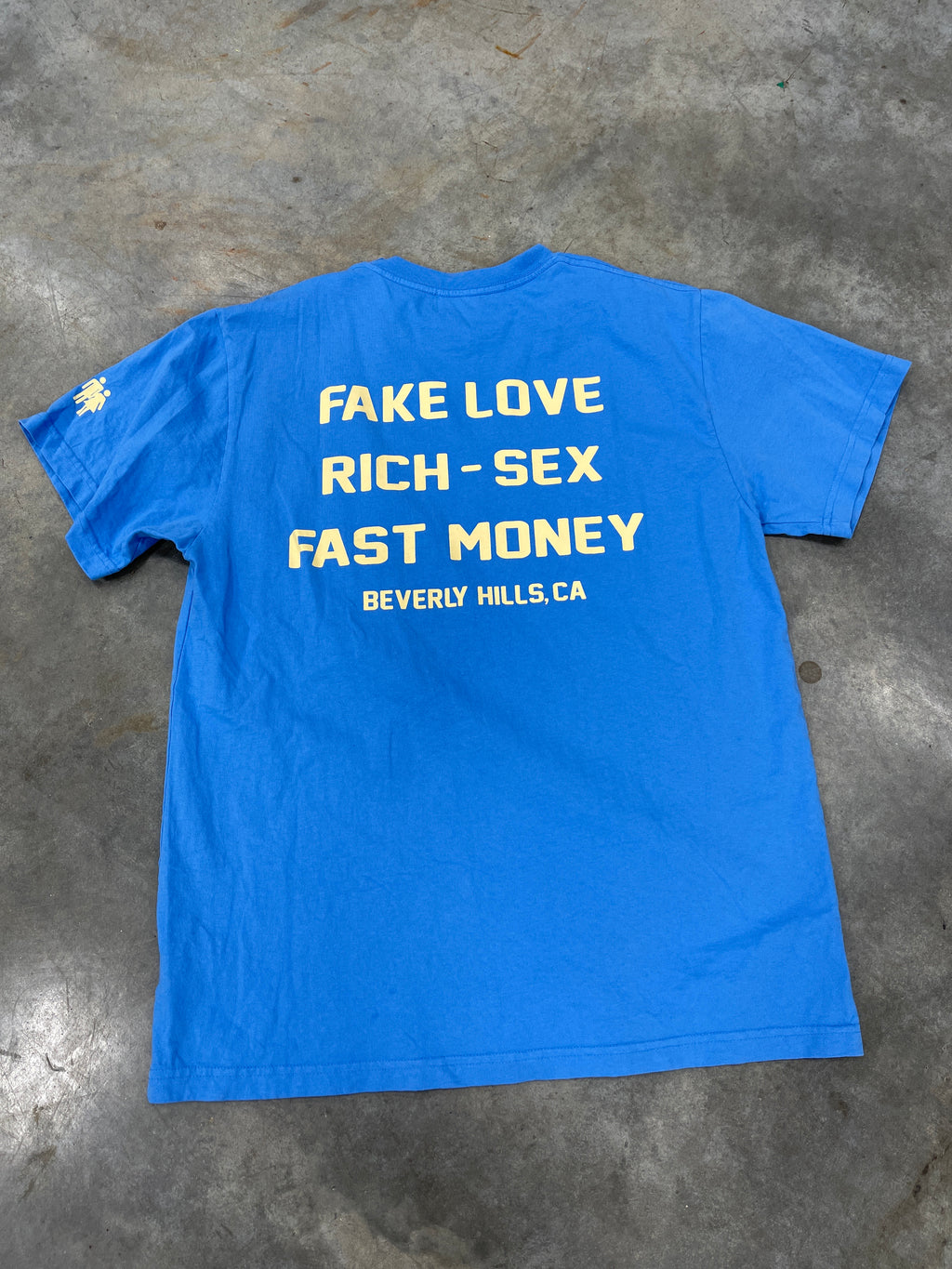 HFLA Beverly Hills Blue Shirt Sz L