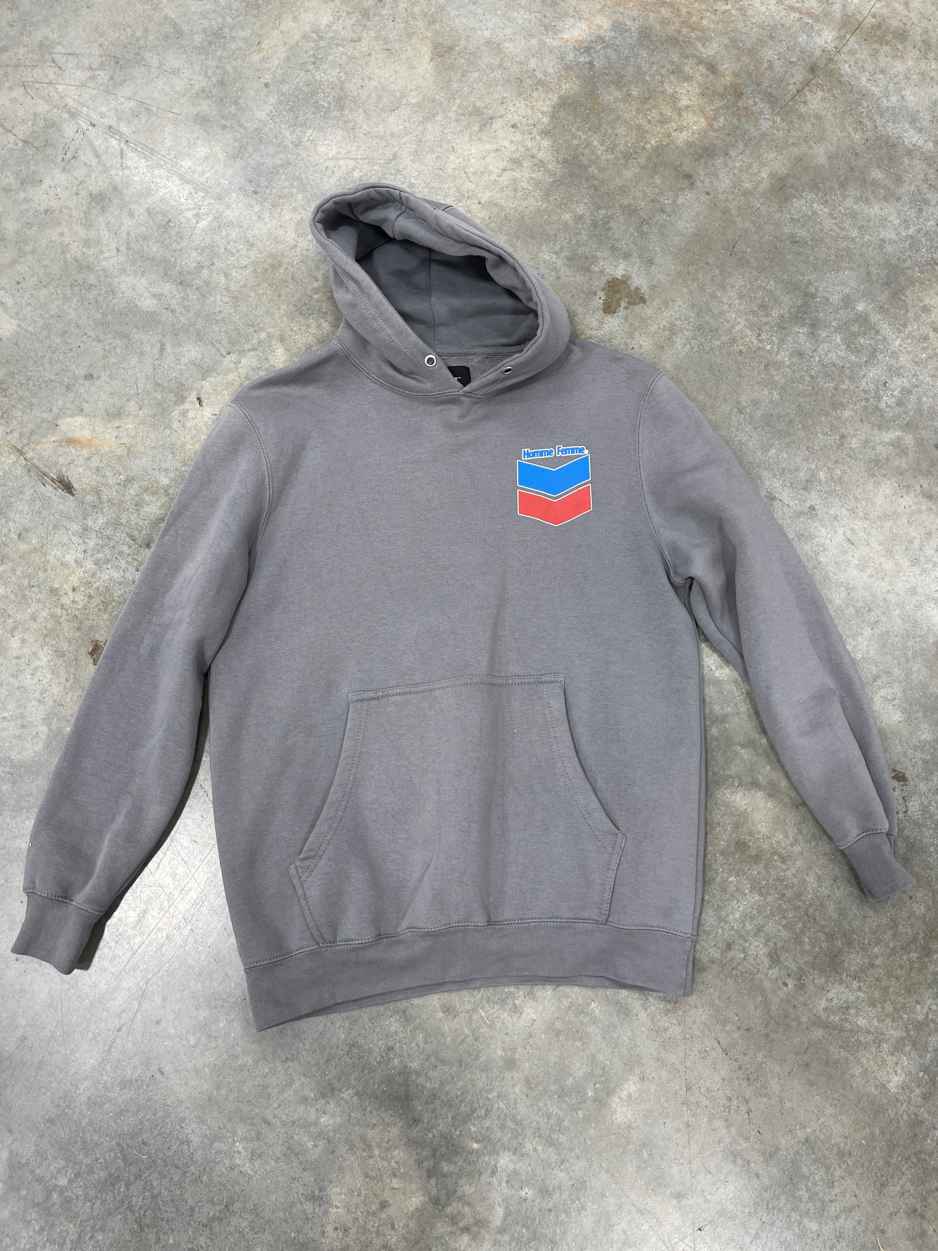 HFLA Grey Racing Hoodie Sz S