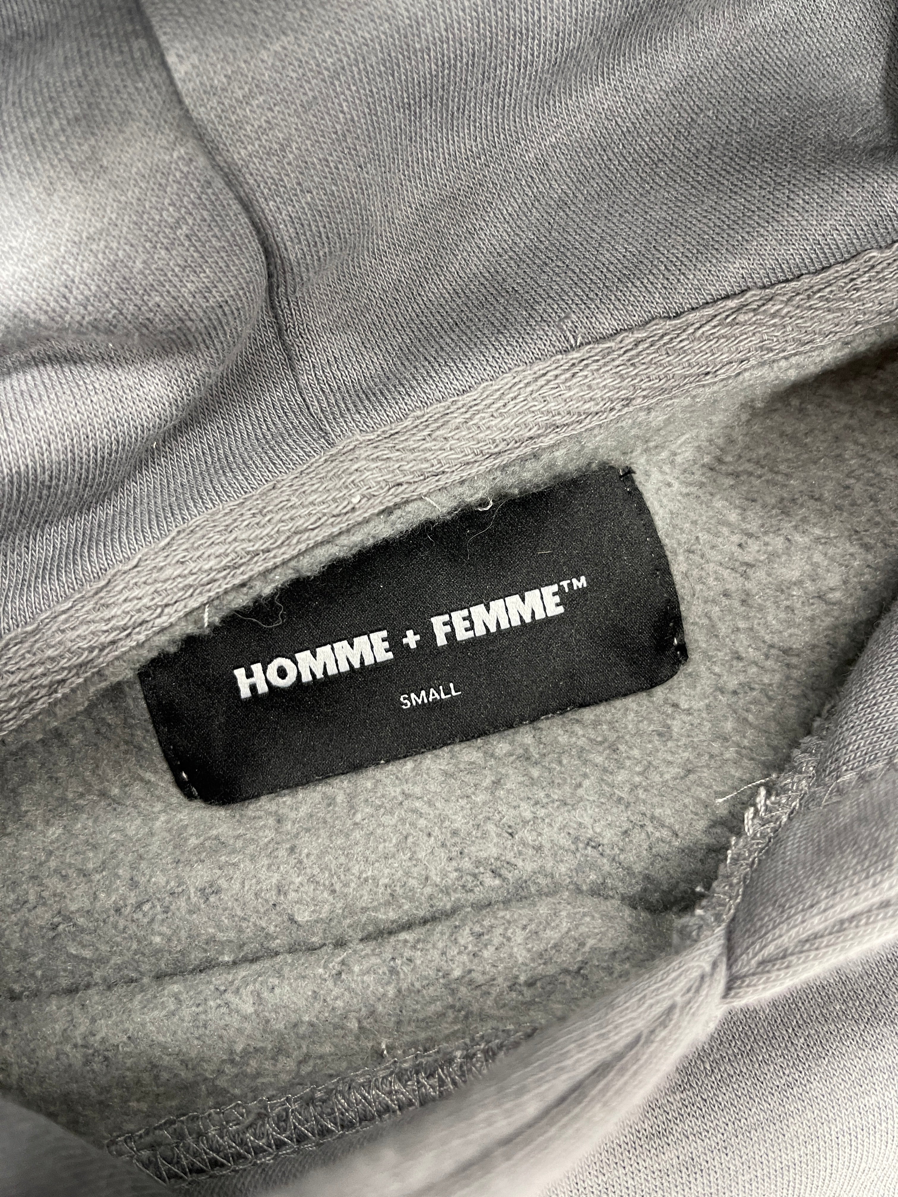 HFLA Grey Racing Hoodie Sz S