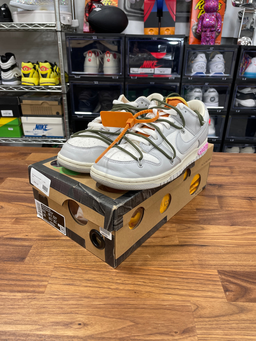 Nike x Off White Dunk Lot 22/50 Sz 8.5