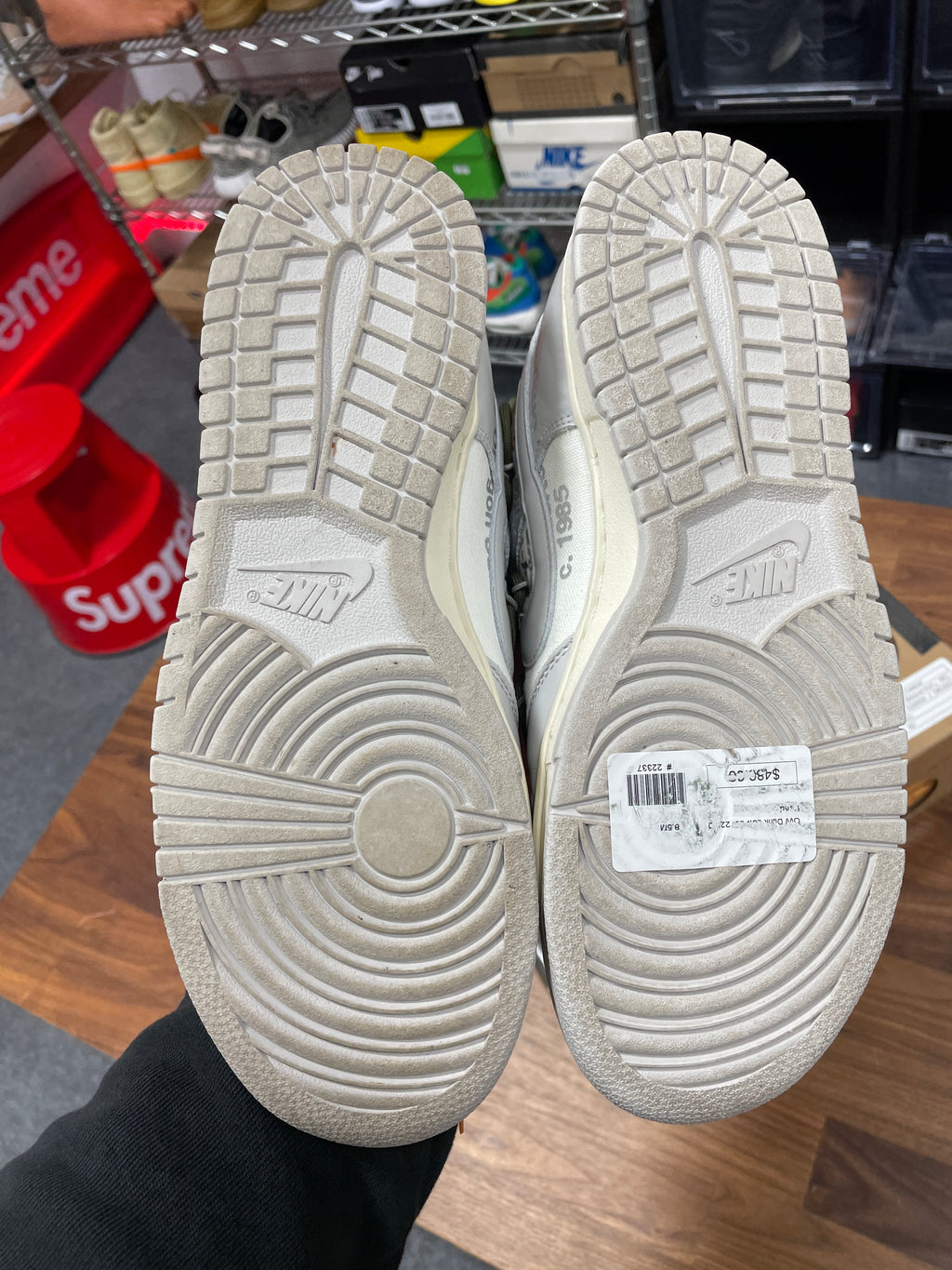 Nike x Off White Dunk Lot 22/50 Sz 8.5